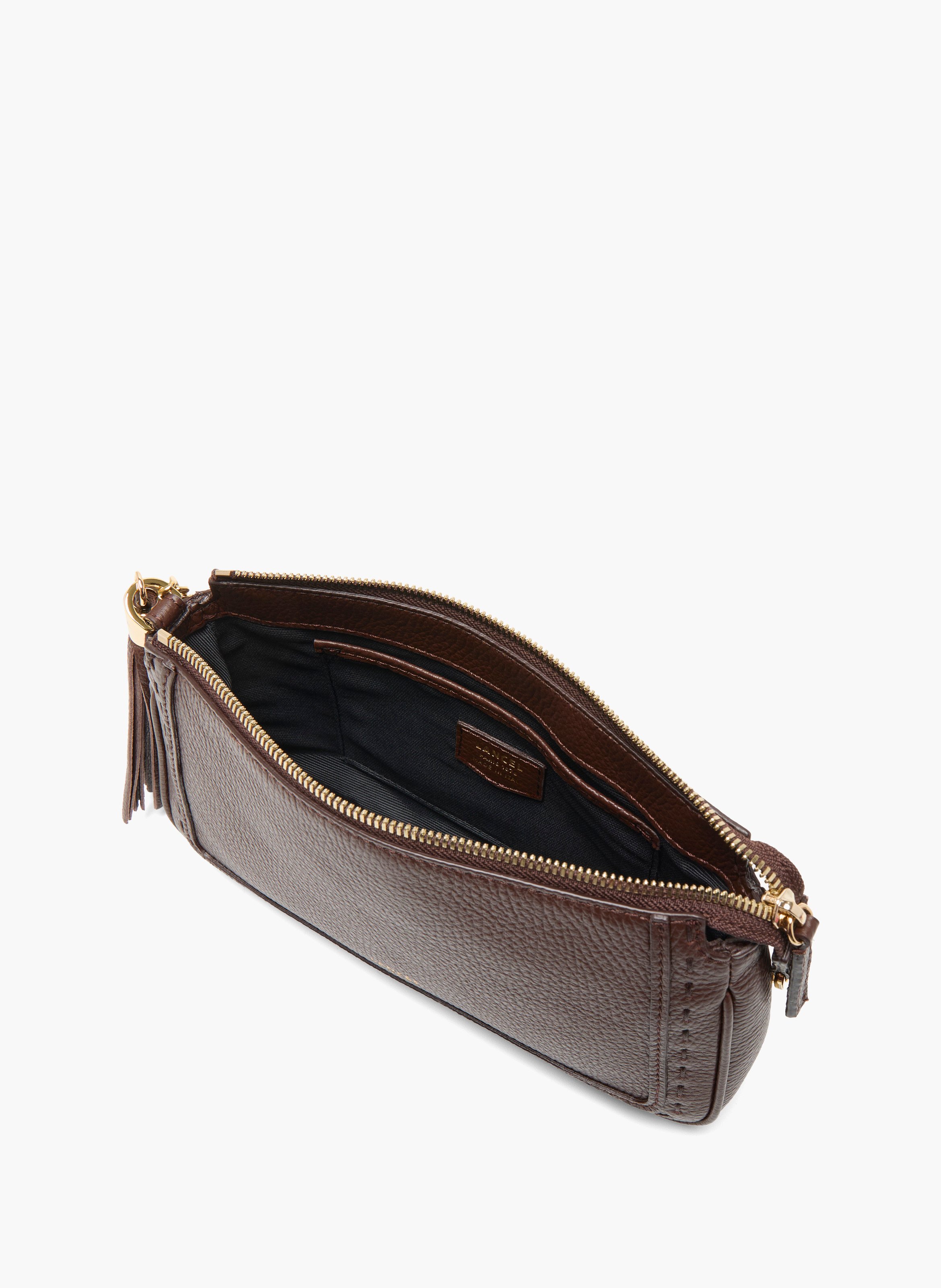 Pochette chaine premier flirt de lancel en cuir LANCEL Marron