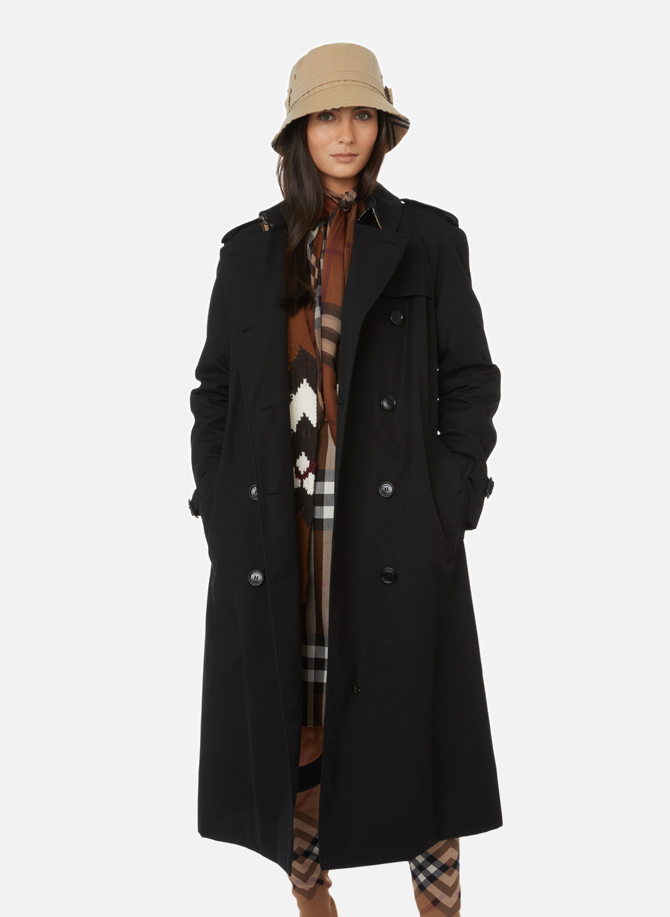 Belted cotton twill trench coat BURBERRY