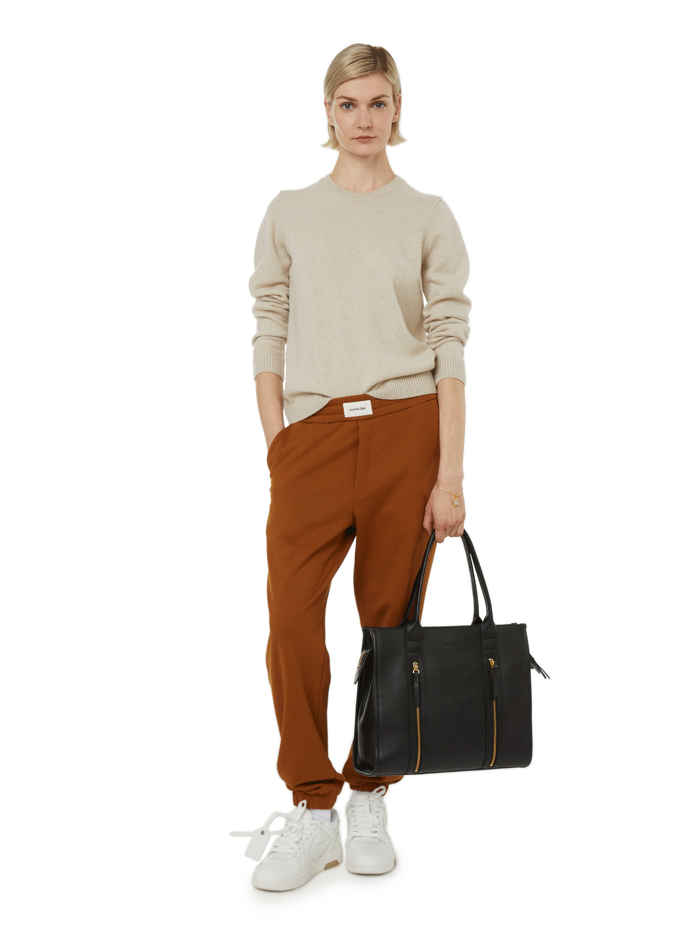 Opéra Ledertasche NAT & NIN Schwarz