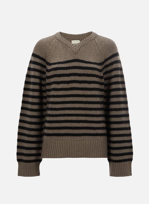 Pull rayé en laine  KHAITE Pull rayé en laine  KHAITE