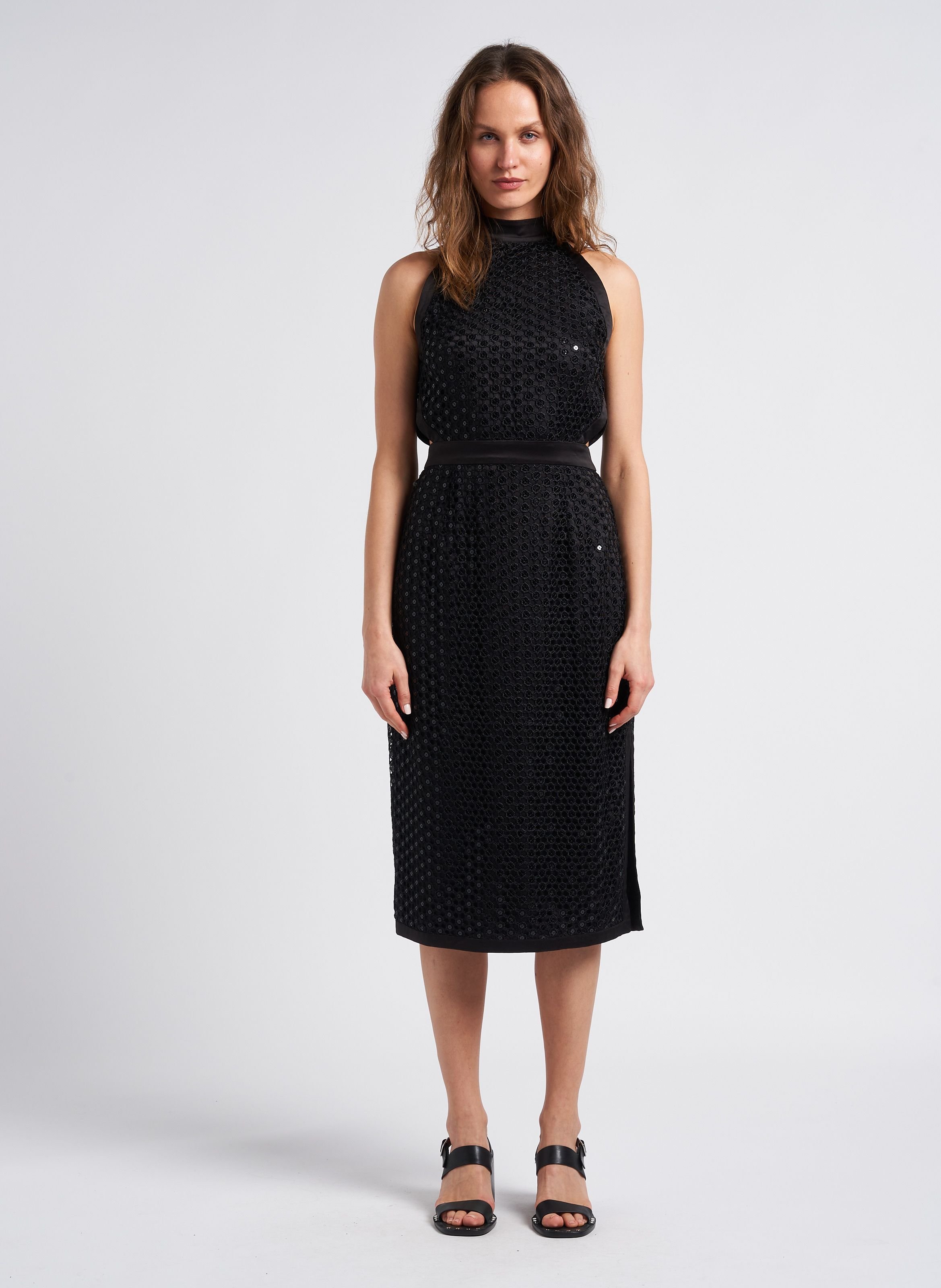 Robe Midi Col Montant - Taille 12 - Neuf Sans étiquettes - Modèle Select