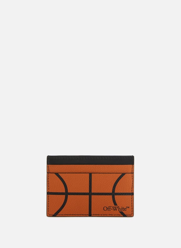 Porte-cartes en cuir Orange by OFF-WHITE OFF-WHITE Porte-cartes en cuir Orange