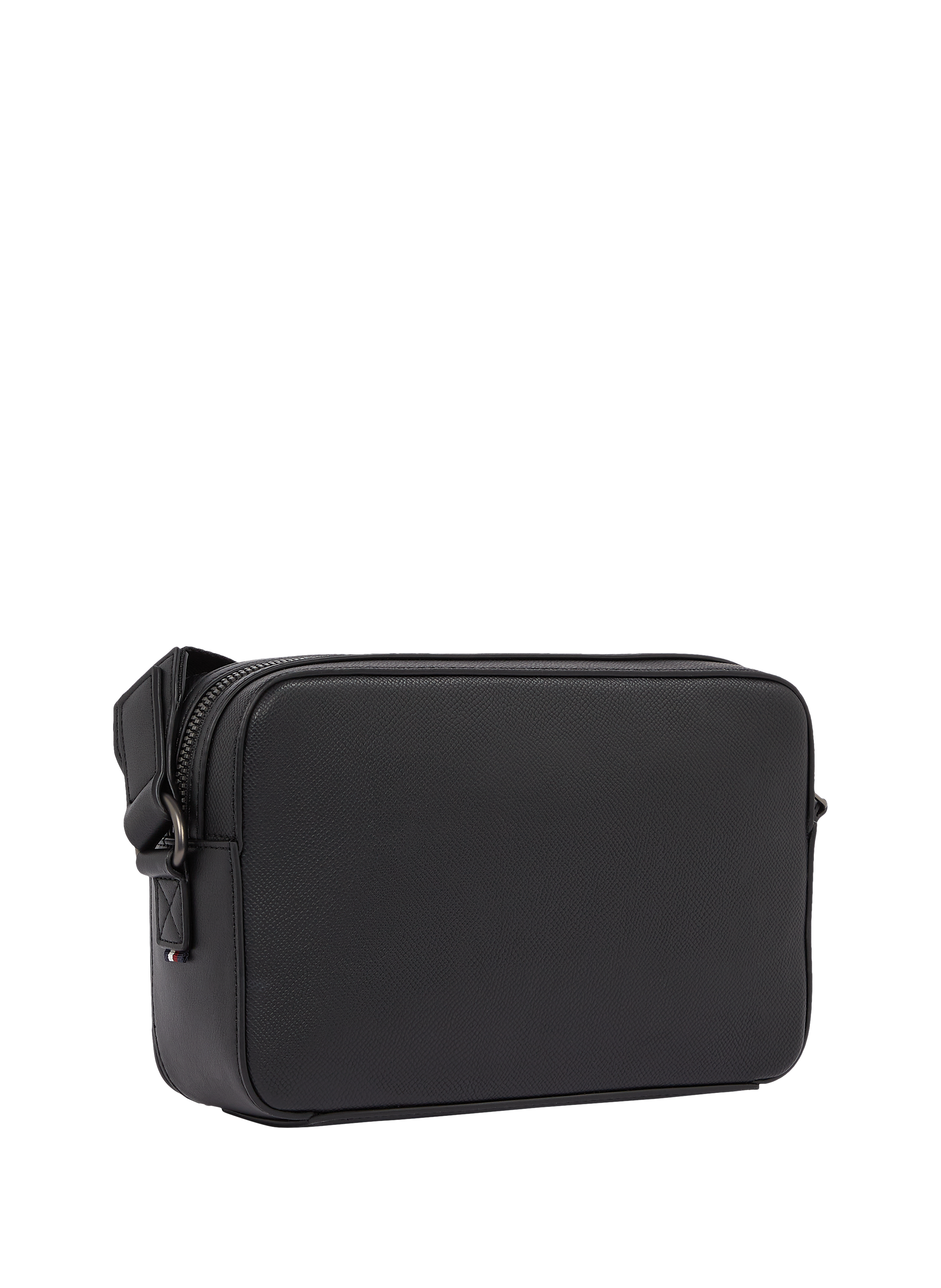 Sac bandoulière reporter à logo  TOMMY HILFIGER Noir