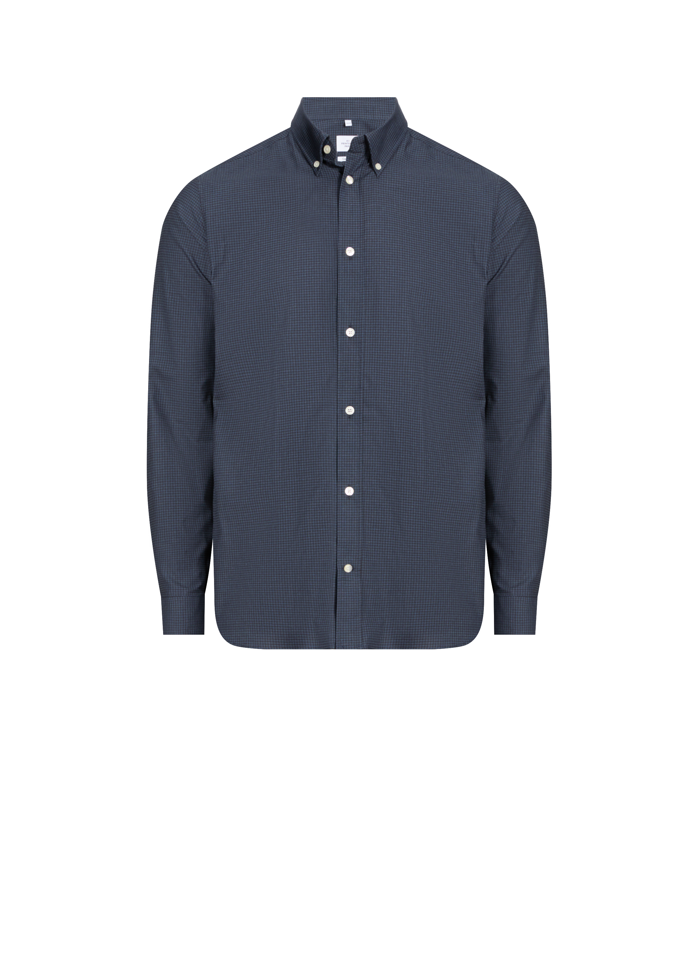 AU PRINTEMPS PARIS Checked shirt Blue