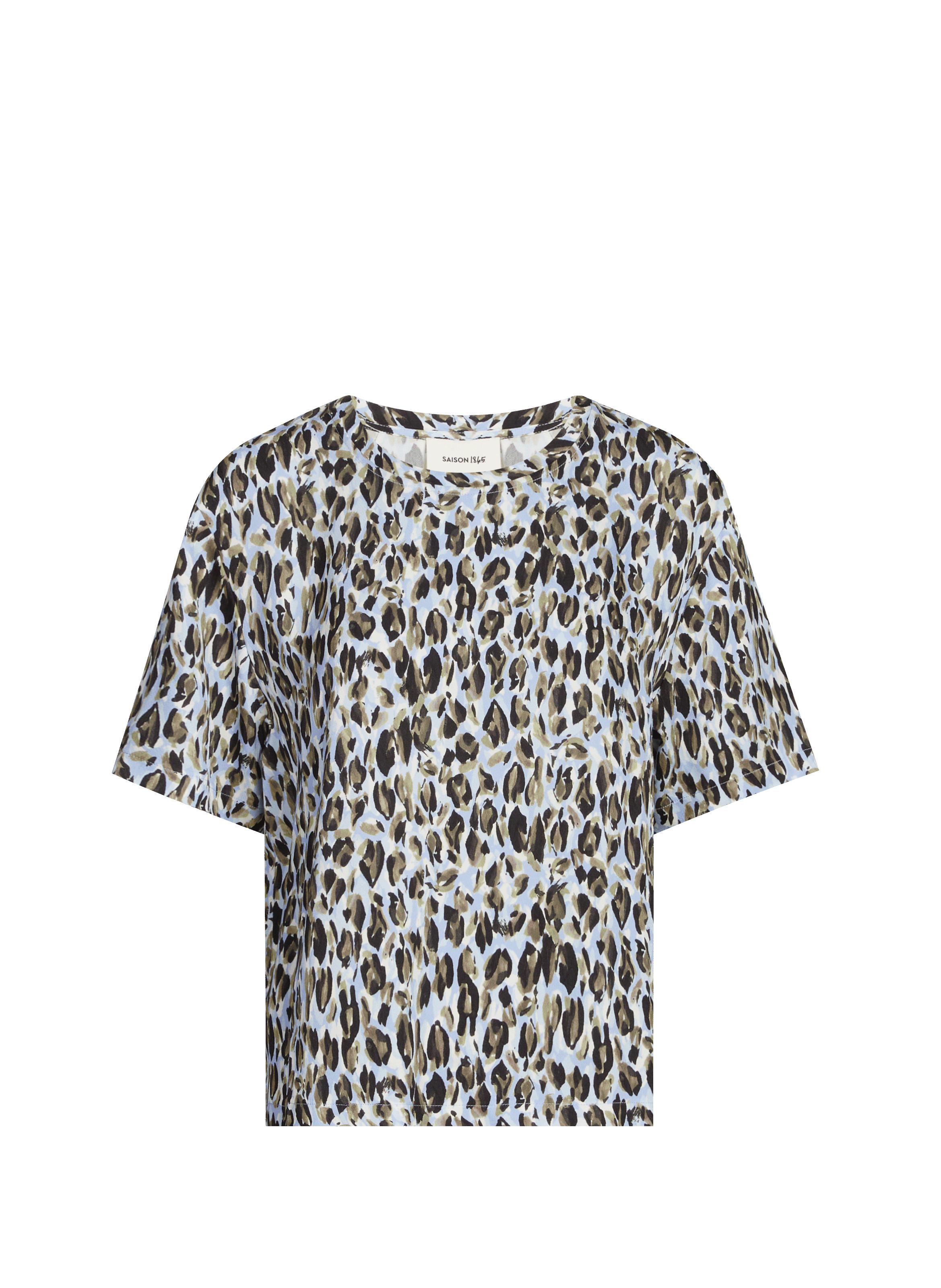 T-shirt coton imprimé VECTONE SAISON 1865 Multicolore