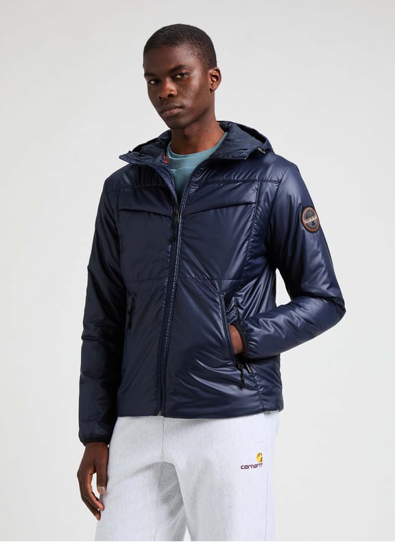 Blouson matelassé Bleu by NAPAPIJRI NAPAPIJRI Blouson matelassé Bleu