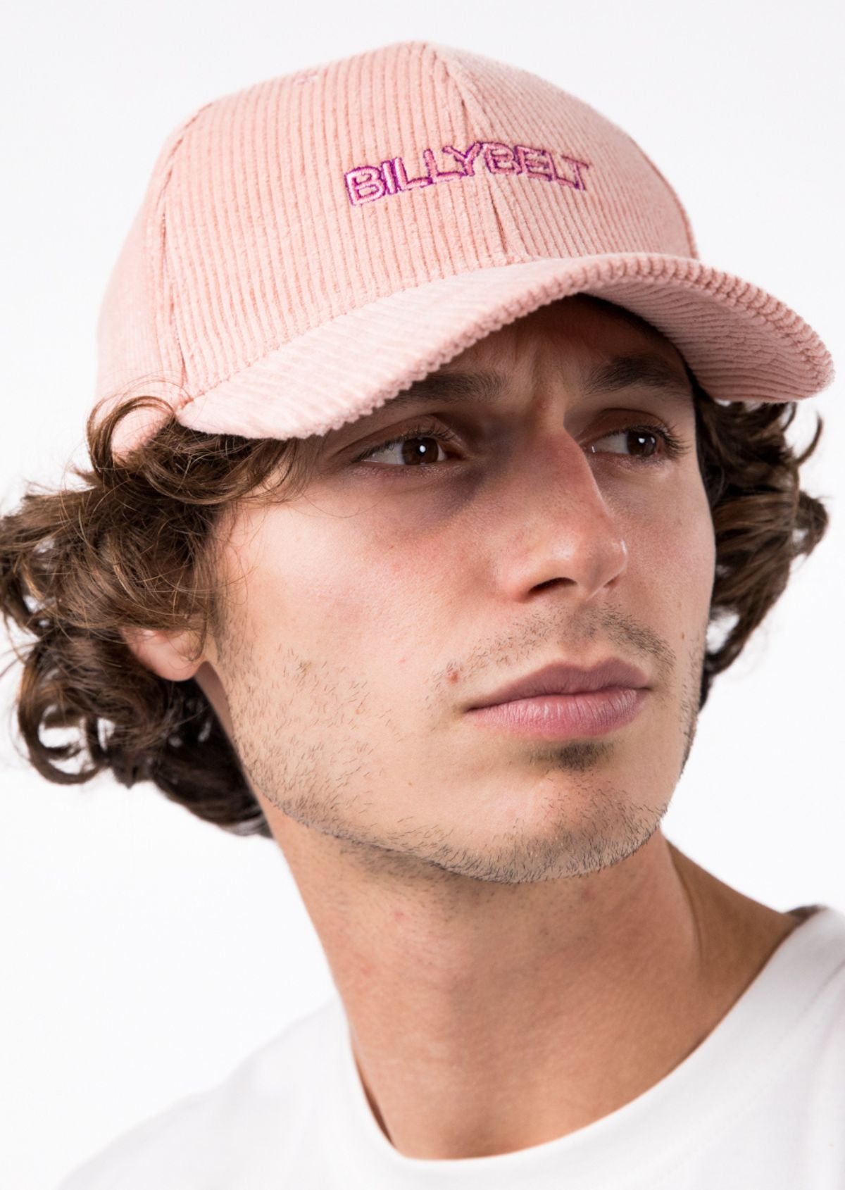 Casquette en velours BILLYBELT Rose