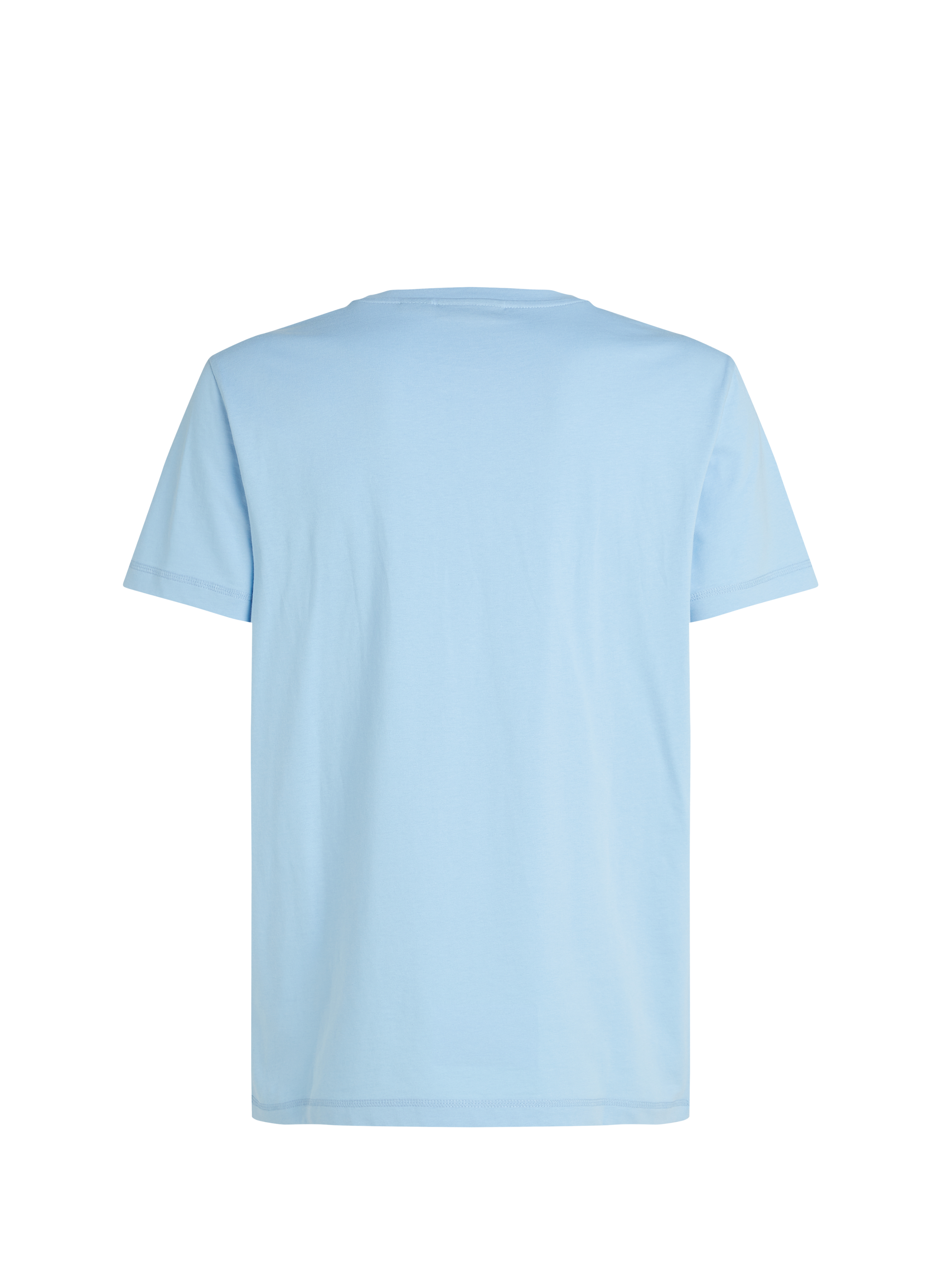  Logo cotton T-shirt CALVIN KLEIN Blue