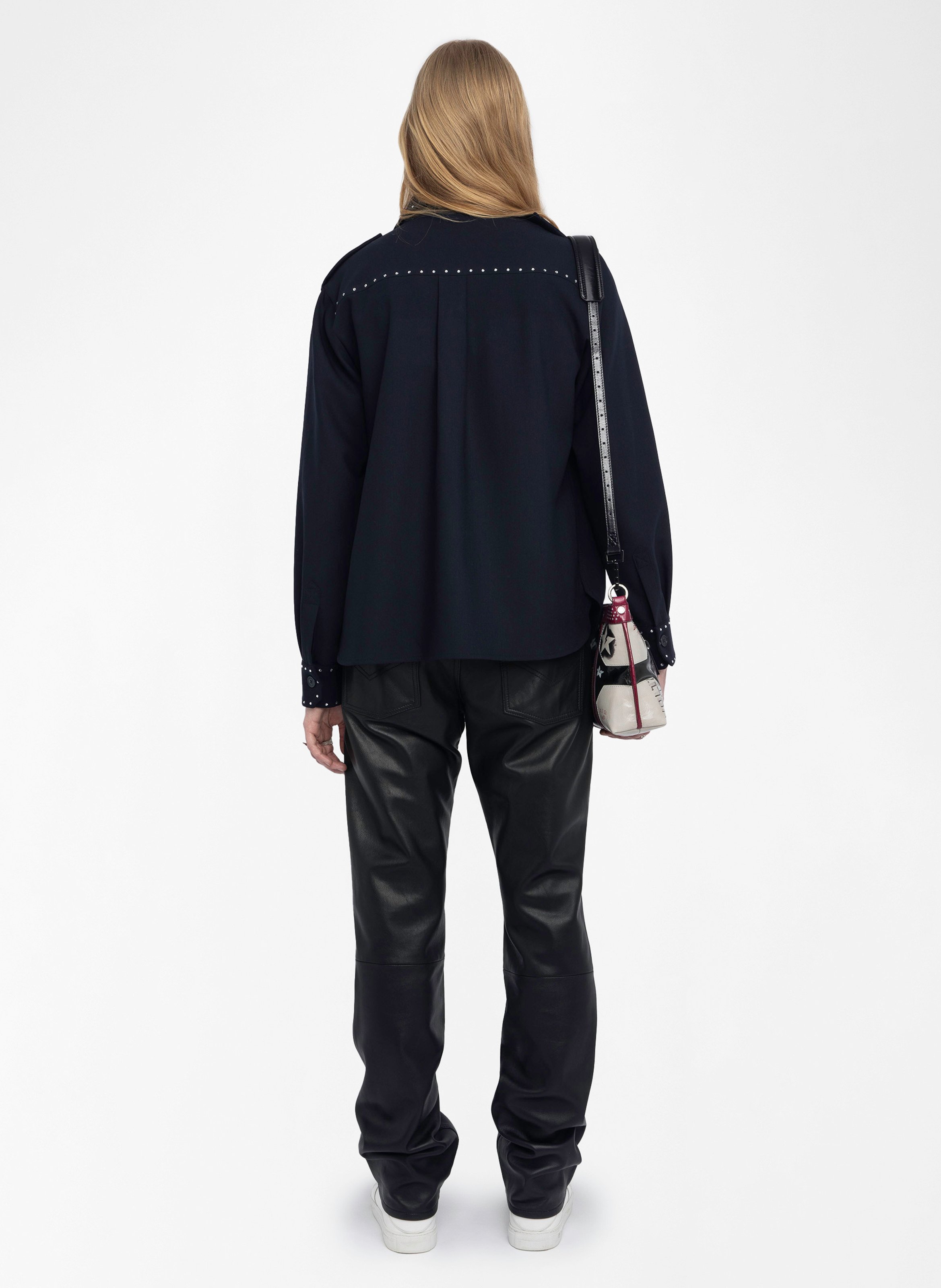 Surchemise droite à strass taskam ZADIG&VOLTAIRE Bleu