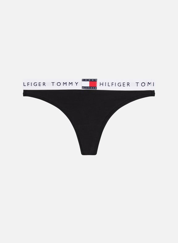 String en coton mélangé Noir by TOMMY HILFIGER TOMMY HILFIGER String en coton mélangé Noir