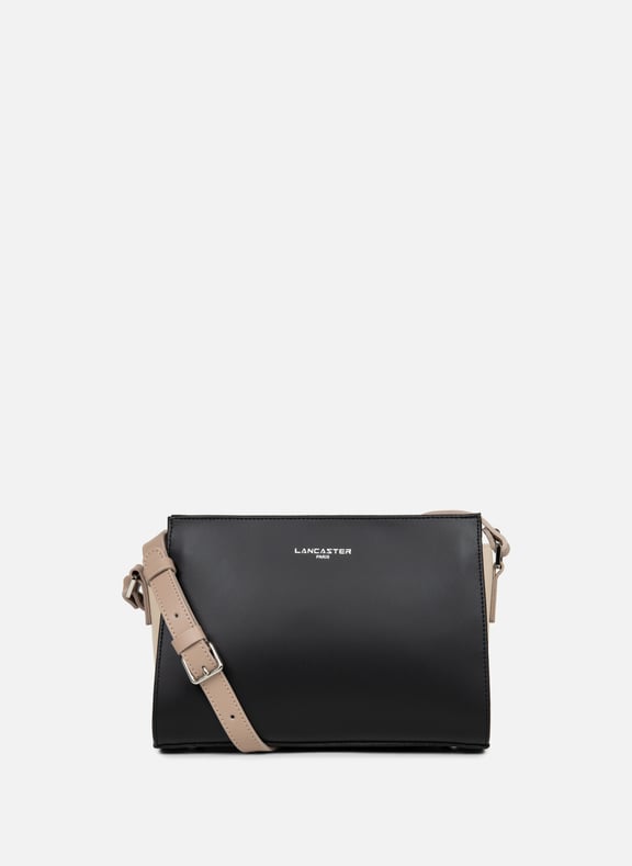 Petit sac trotteur - smooth Noir by LANCASTER LANCASTER Petit sac trotteur - smooth Noir
