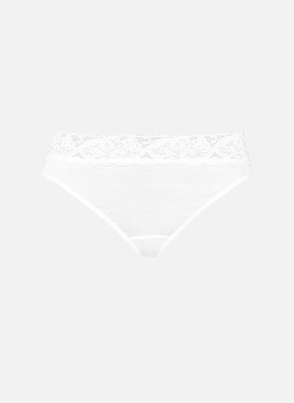 Culotte en coton Blanc by HANRO HANRO Culotte en coton Blanc