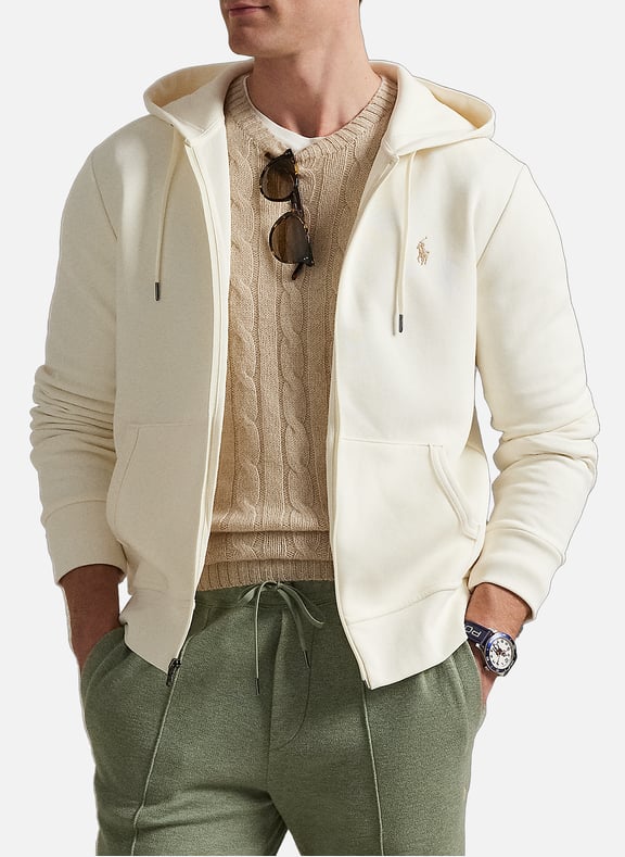Zip-up hoodie Beige by POLO RALPH LAUREN POLO RALPH LAUREN Zip-up hoodie Beige