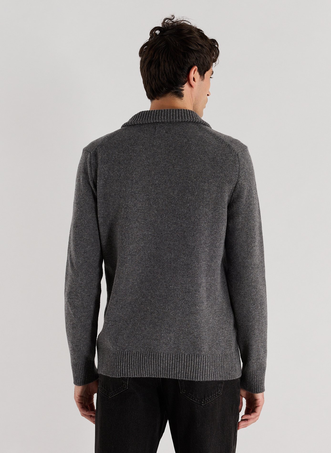 Pull Gefil en maille AU PRINTEMPS PARIS Gris