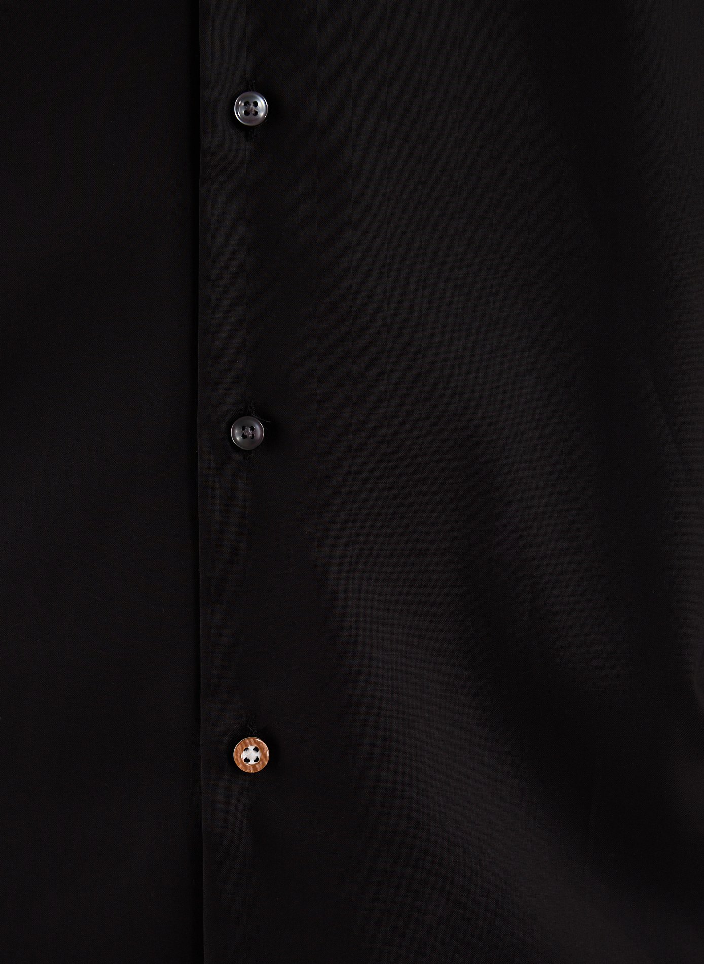 Chemise slim en coton BOSS Noir