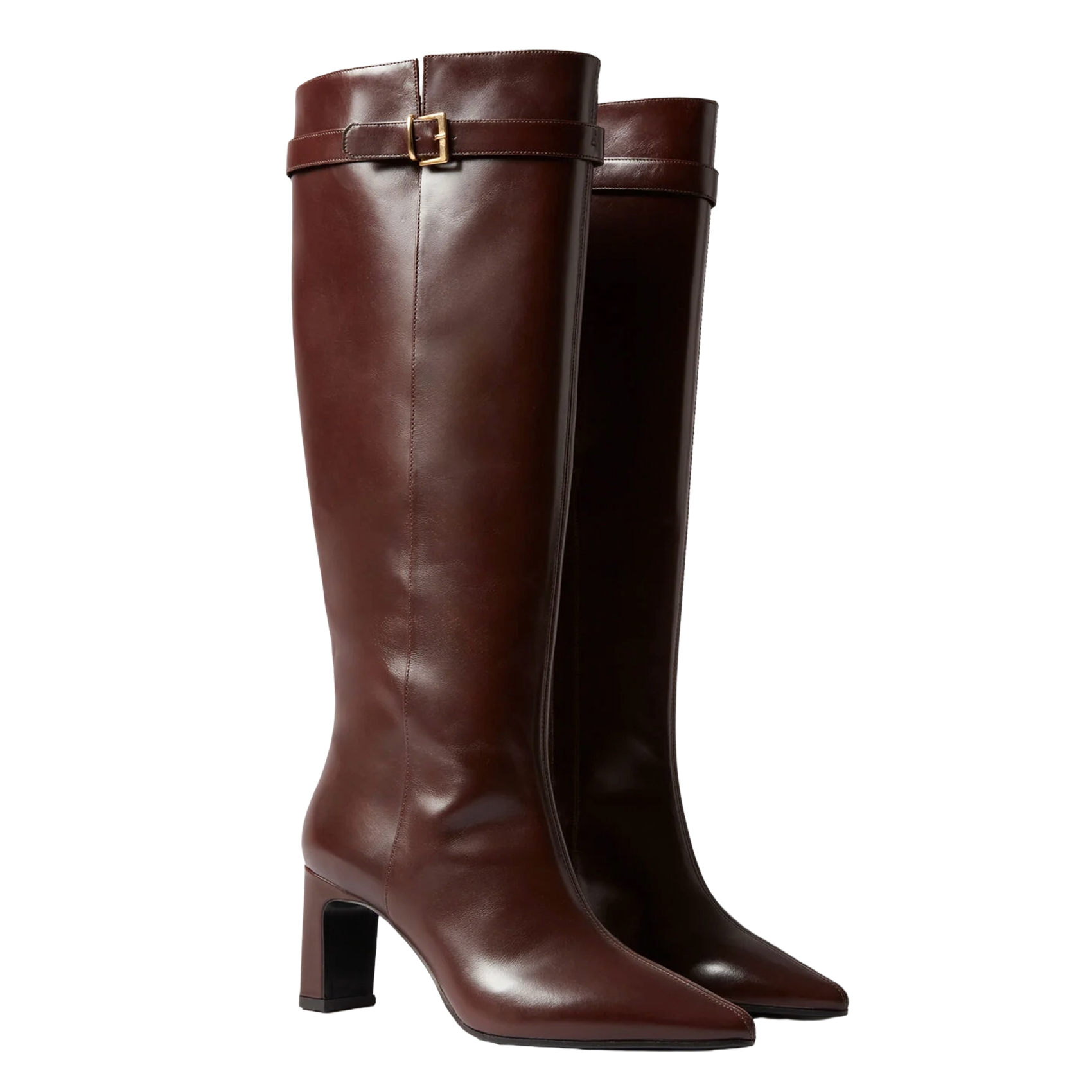 Bottes en cuir CLAUDIE PIERLOT Marron