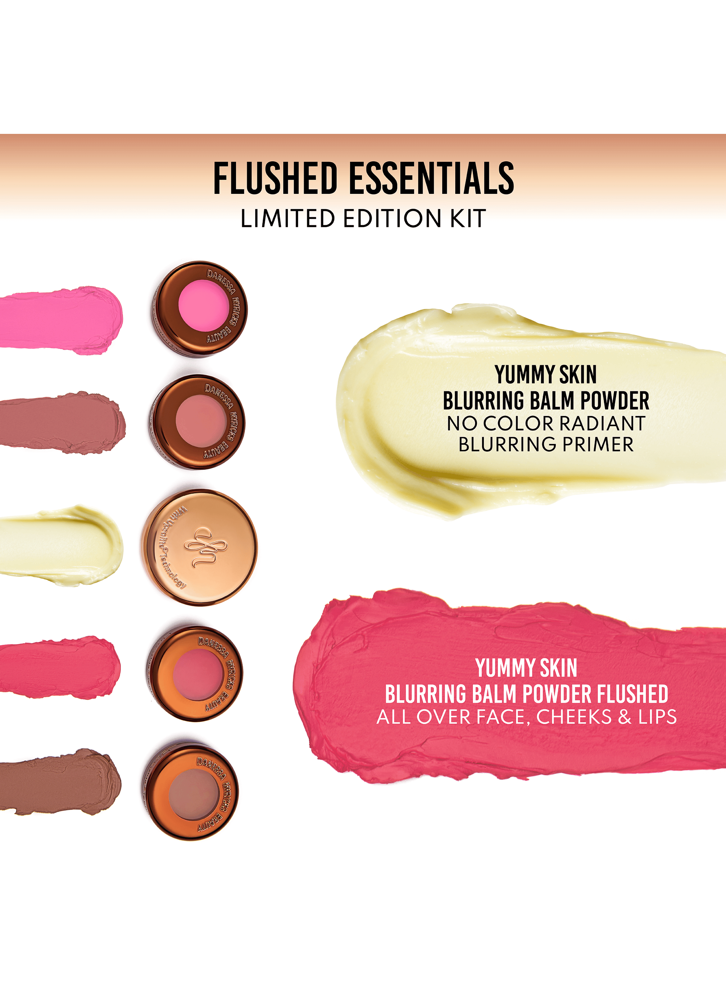DMB Yummy Skin Flushed essentials - Blush & Lip kit DANESSA MYRICKS No color