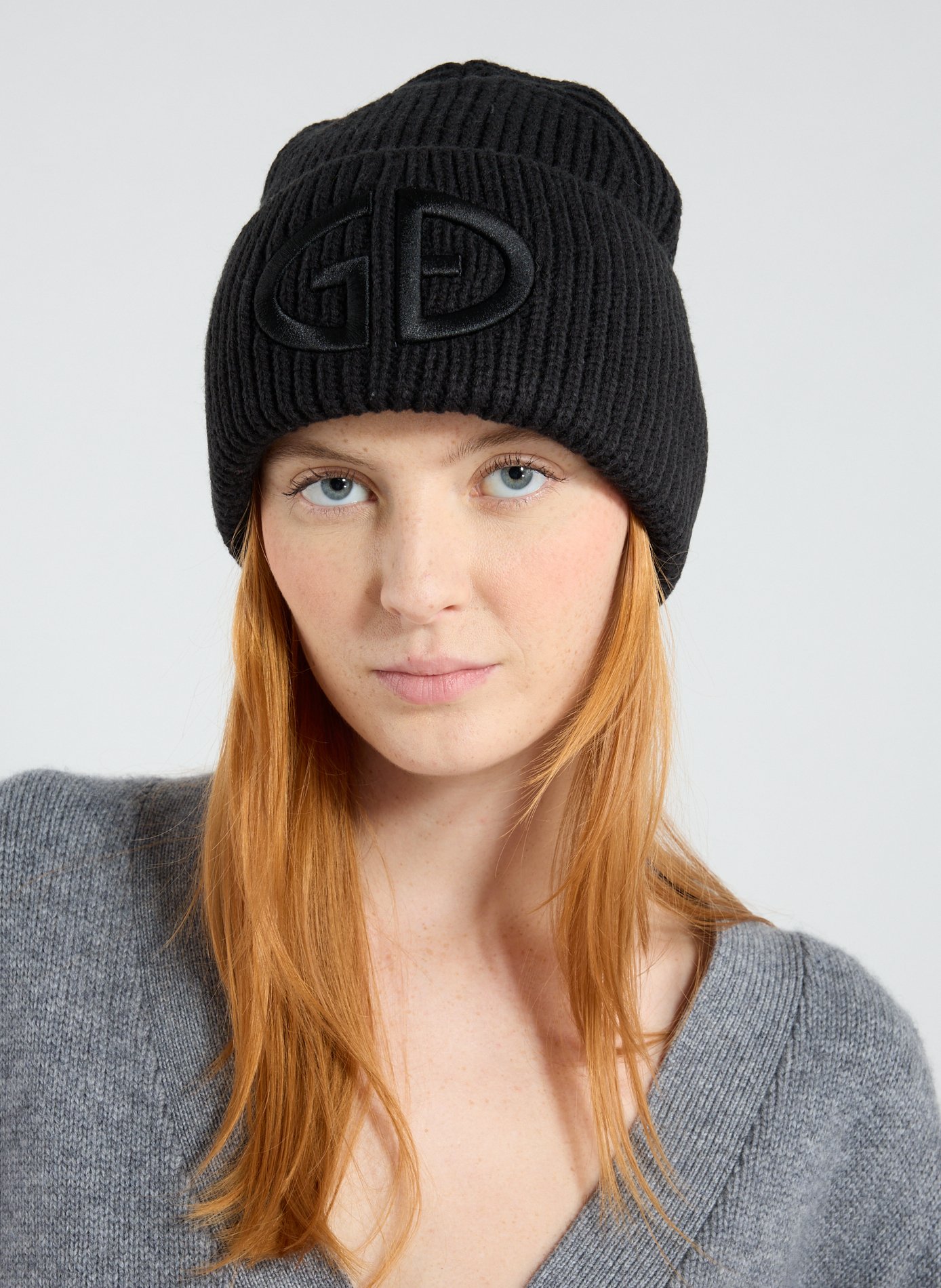 Bonnet à large revers GOLDBERGH Noir