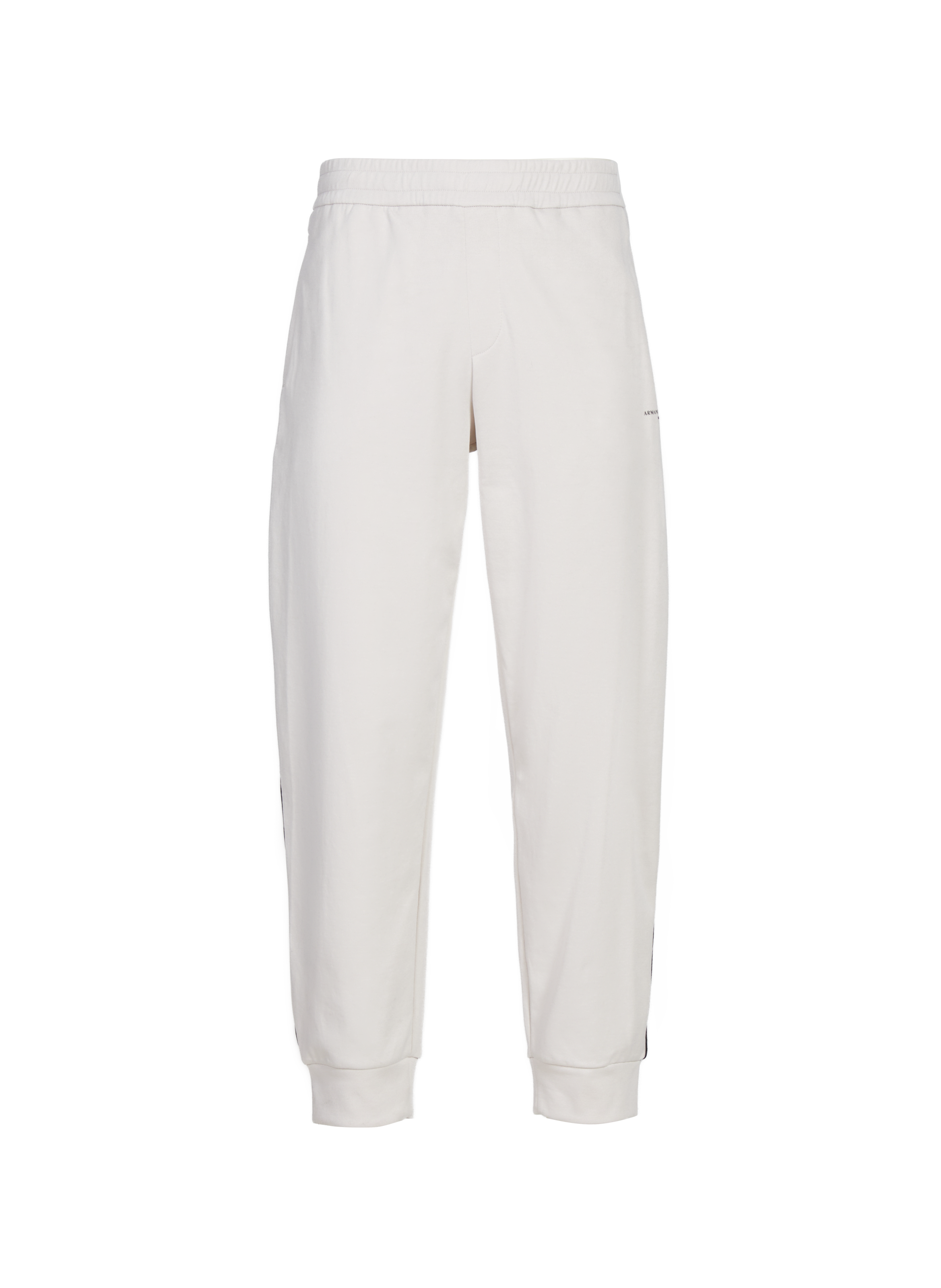 ARMANI EXCHANGE Pantalon de survêtement à passepoils contrastés Marron