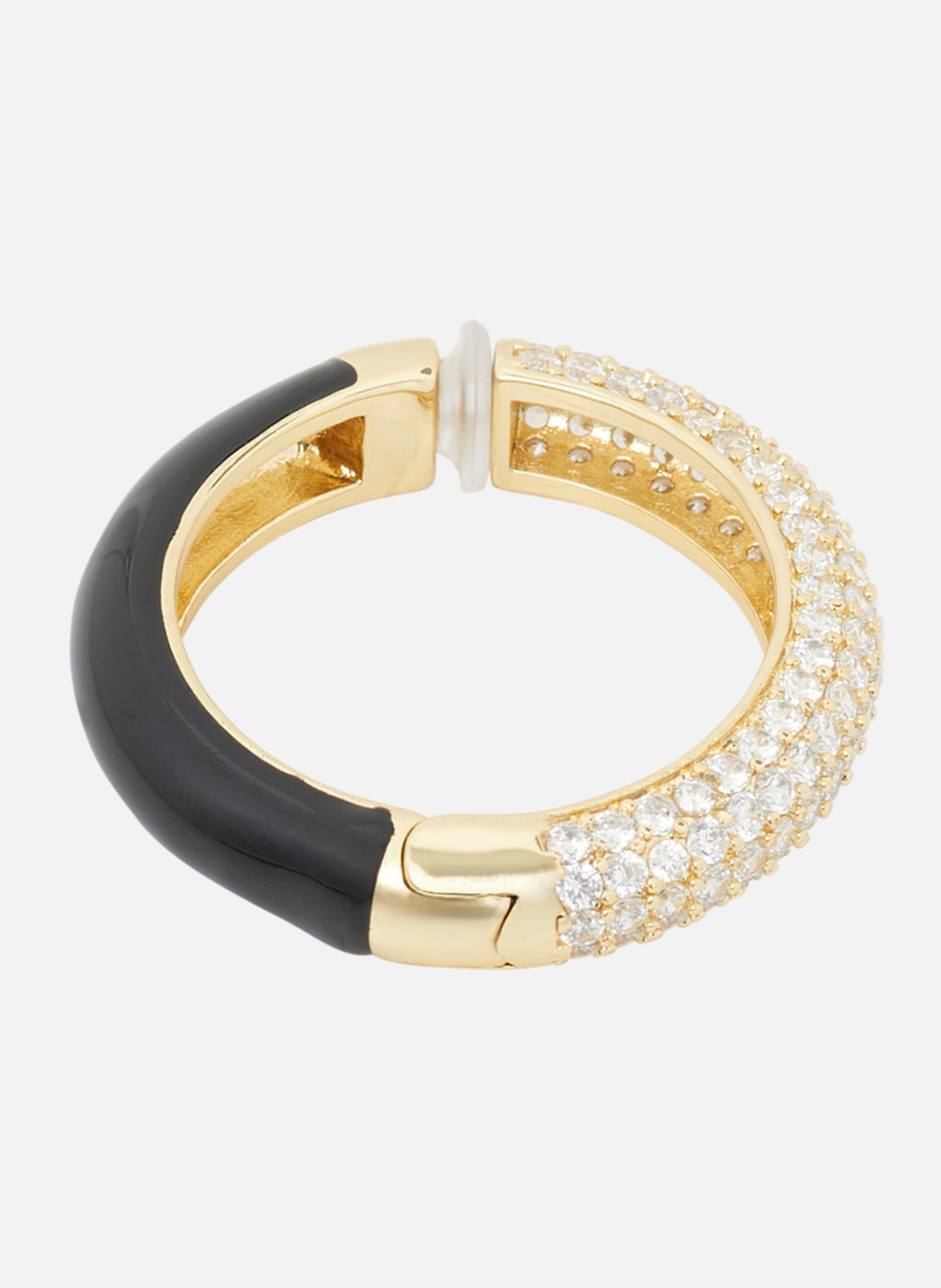 Ear cuff avec strass THE KOOPLES Jaune