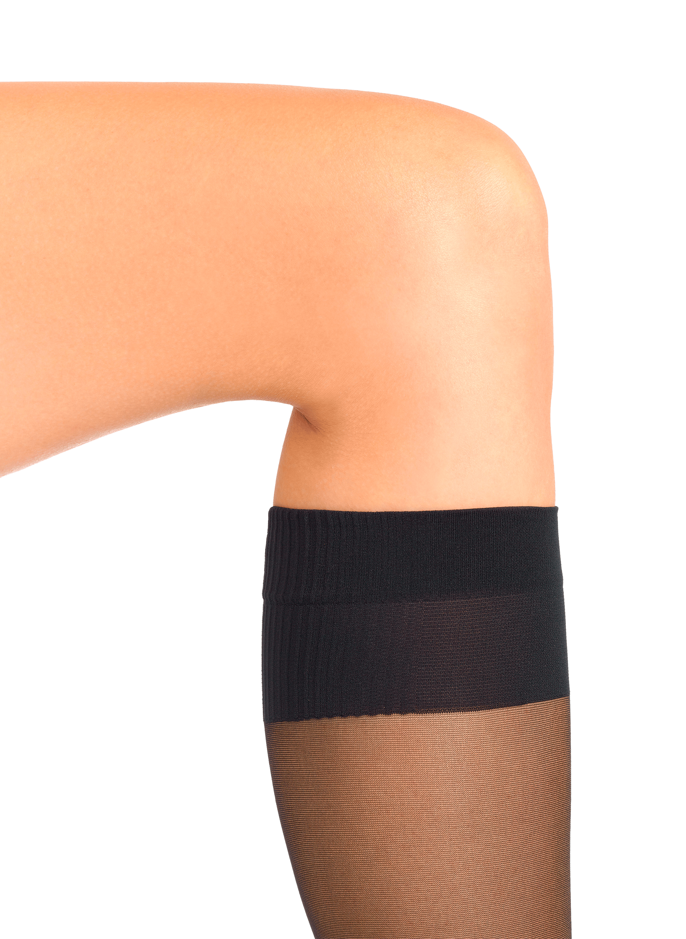 Mi-bas Matité 20 transparents DORÉ DORÉ Noir