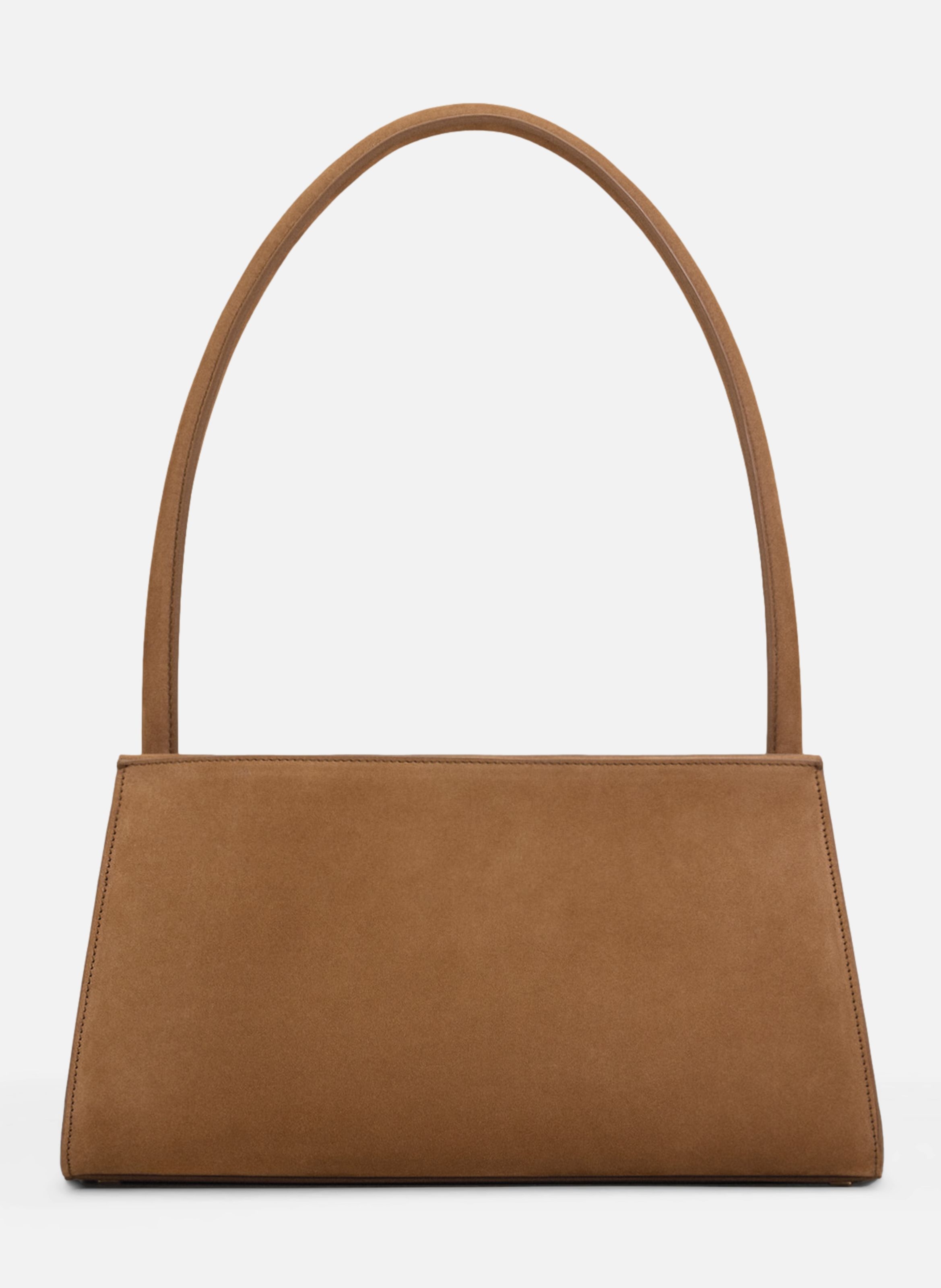 Petit sac mimi unisexe en cuir de veau AMI PARIS Marron