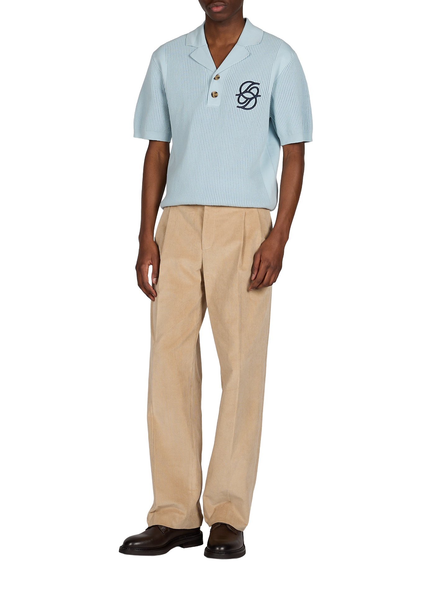 Cotton polo shirt DROLE DE MONSIEUR Blue