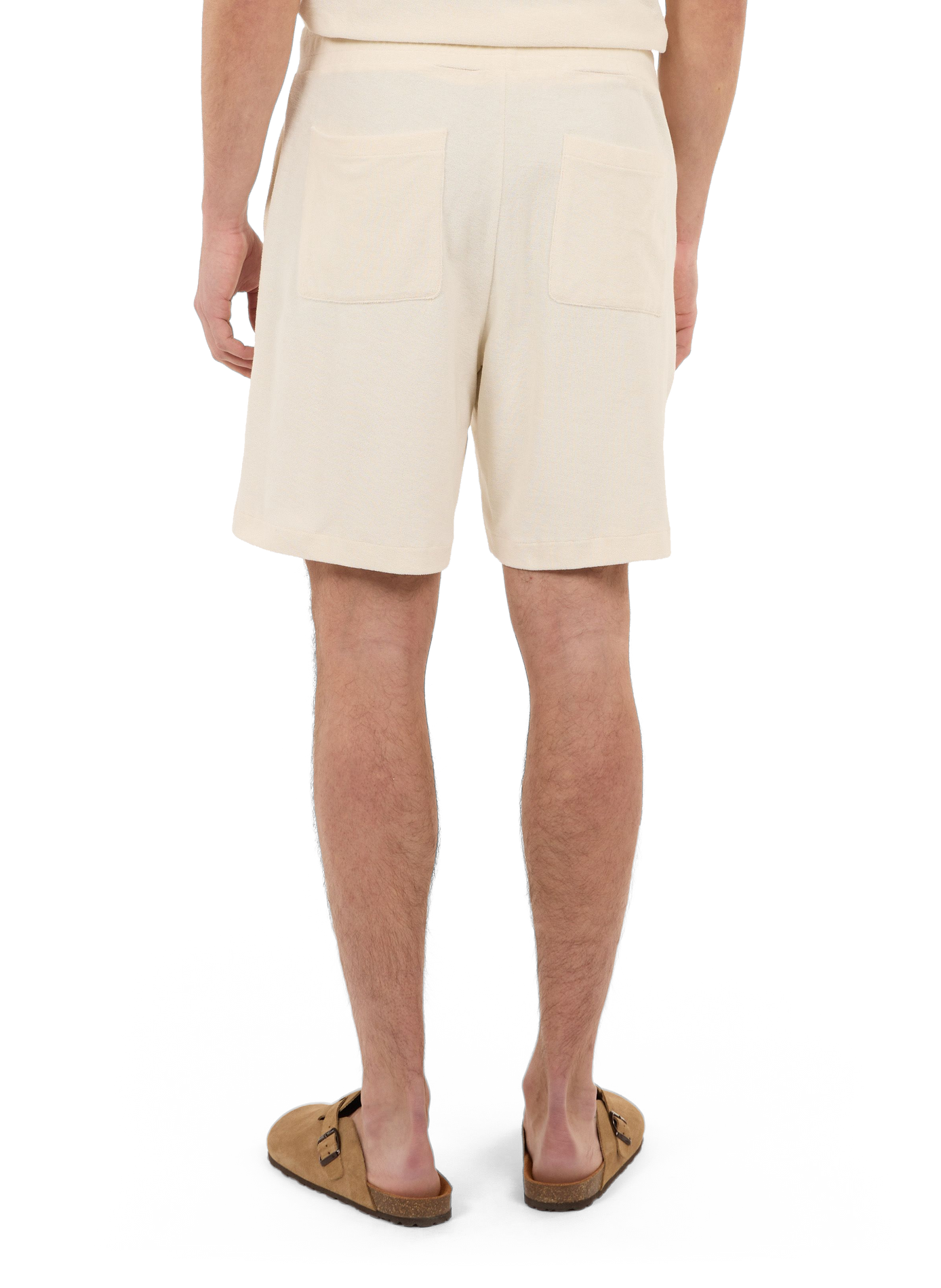 Short Dong en coton éponge  Beige