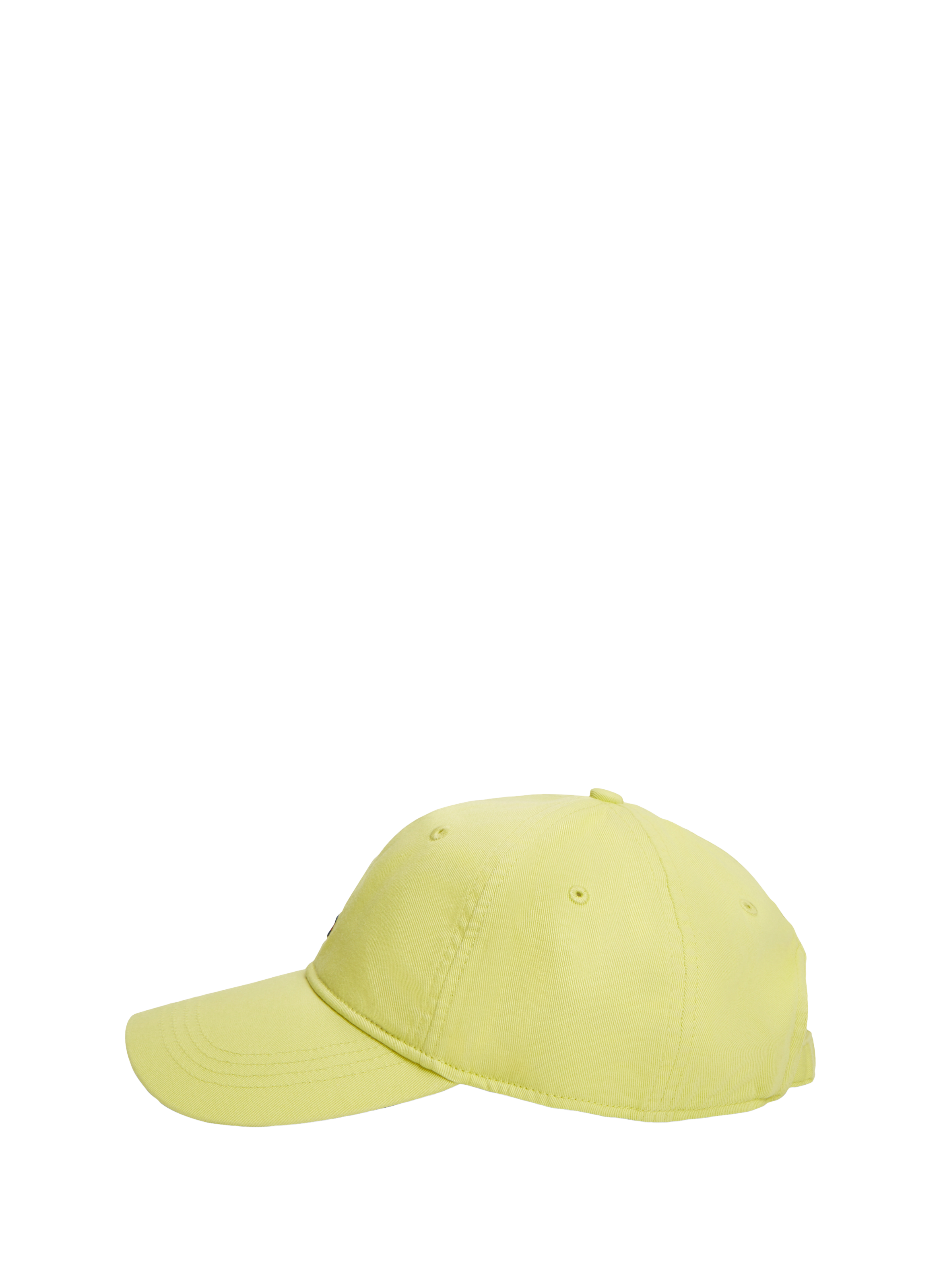 Logo organic cotton baseball cap TOMMY HILFIGER Yellow