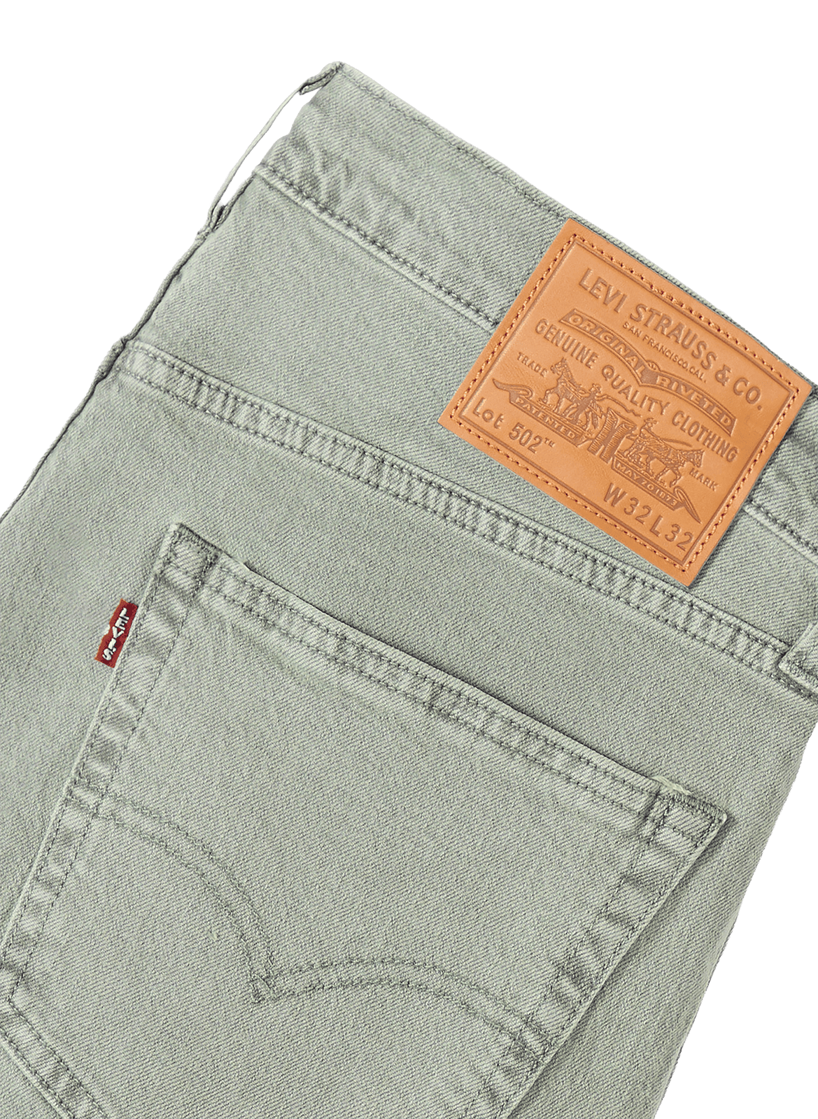 Jean droit en coton mélangé LEVI'S Bleu