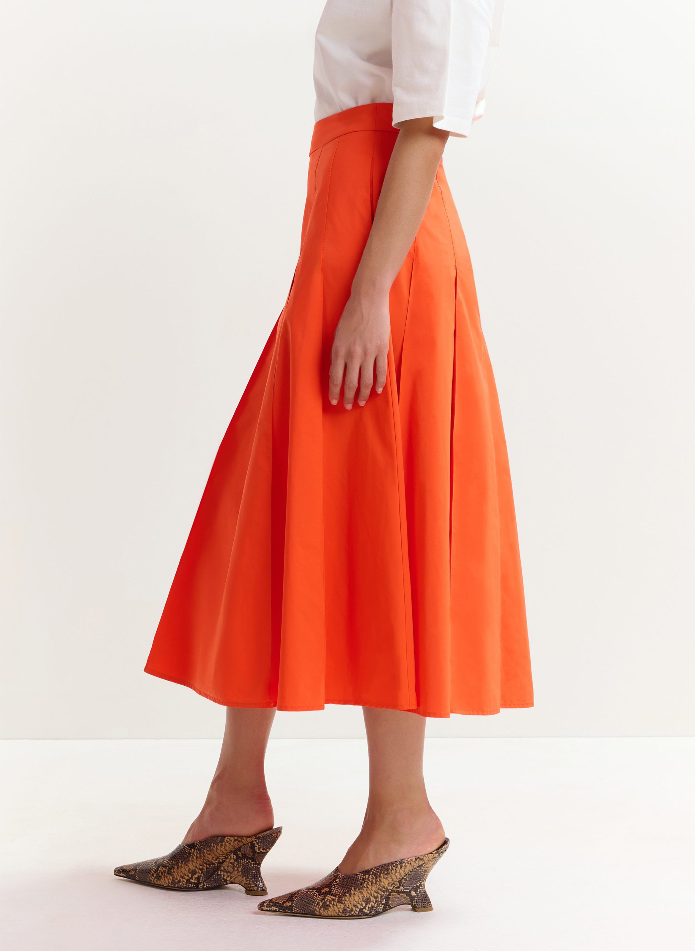 Jupe midi trapèze jaelyn ESSENTIEL ANTWERP Violet