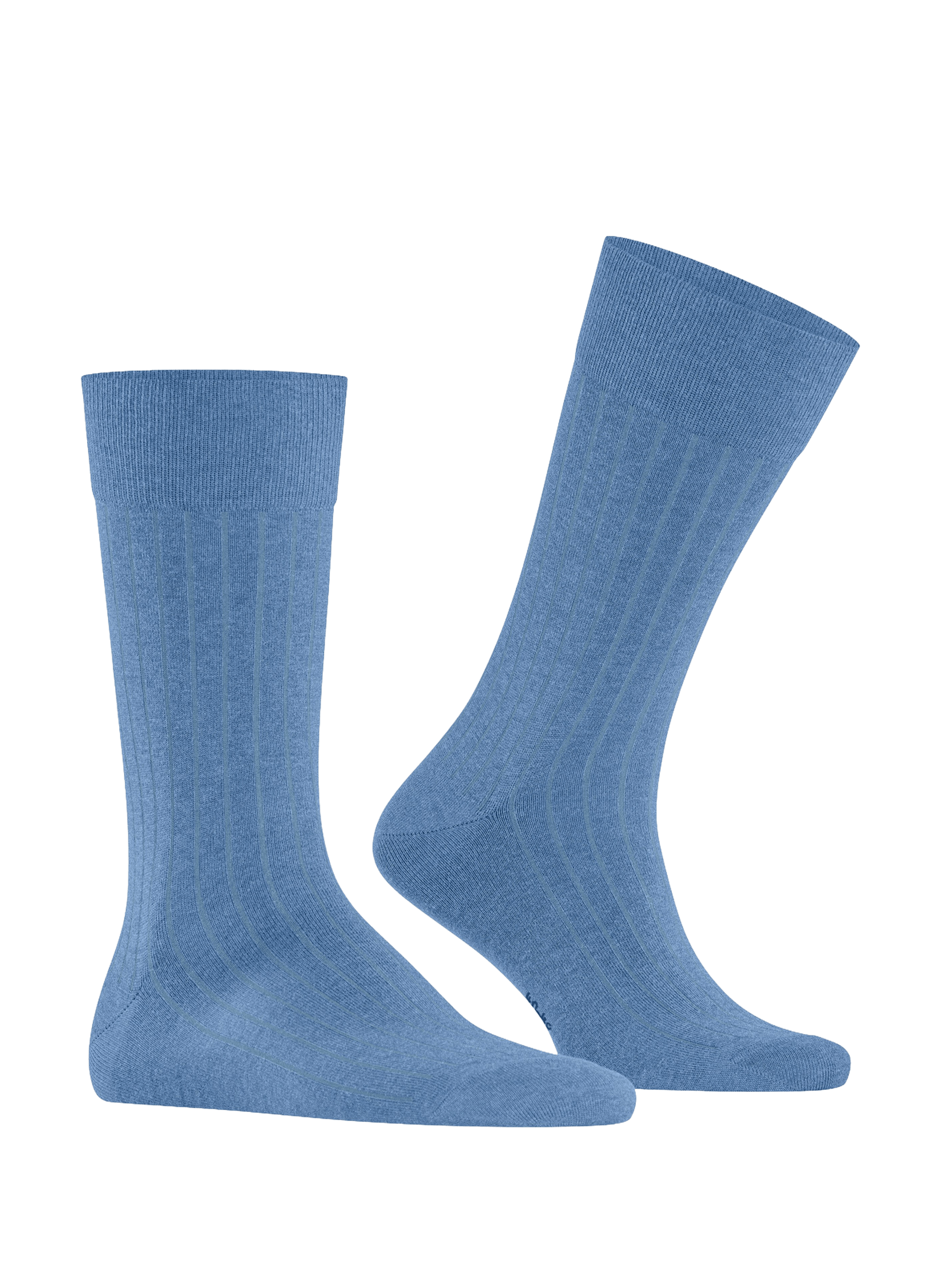 Calcetines altos de algodón mezclado BURLINGTON Azul