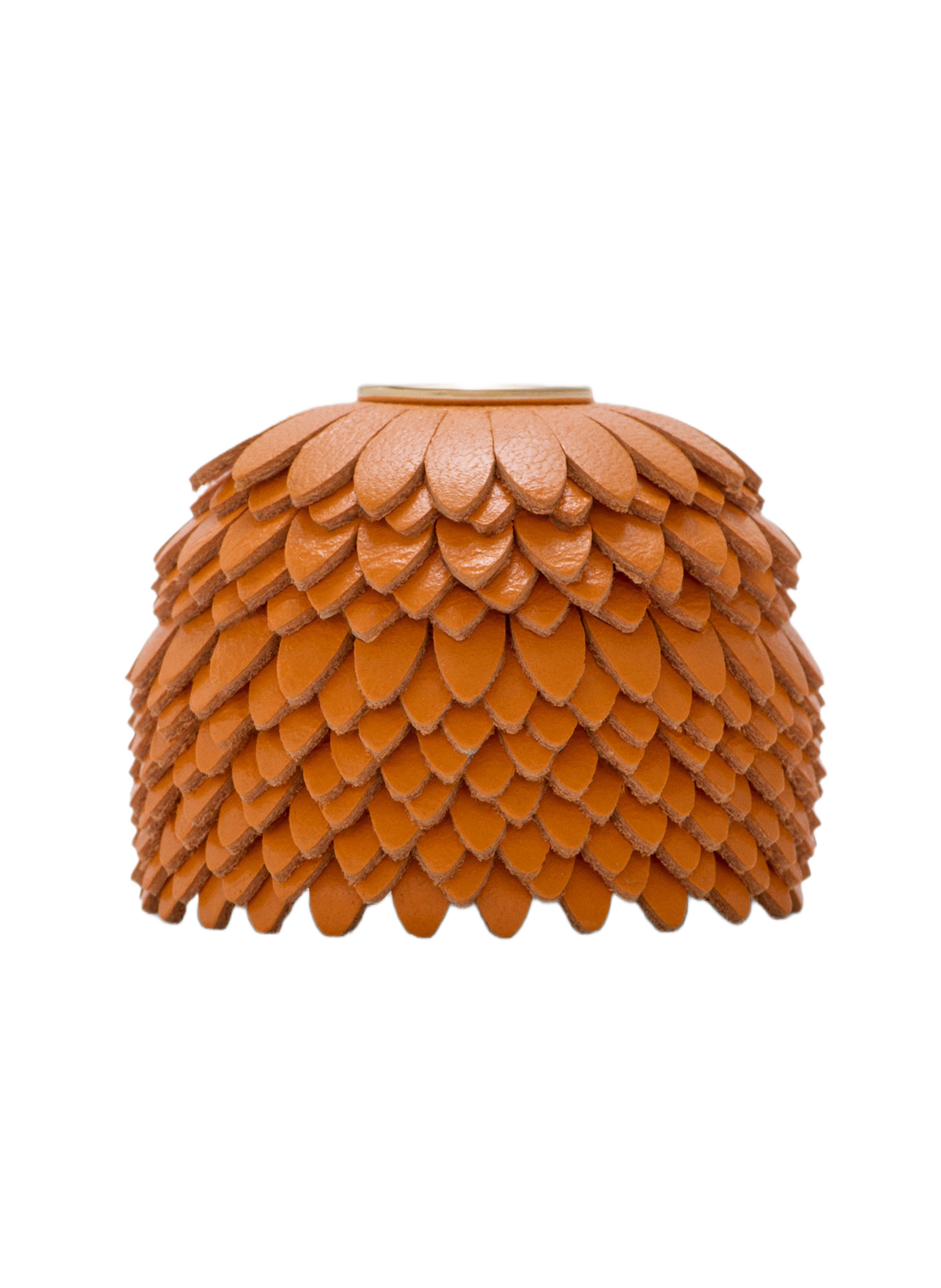 Classic calf leather flower charm LOEWE Orange