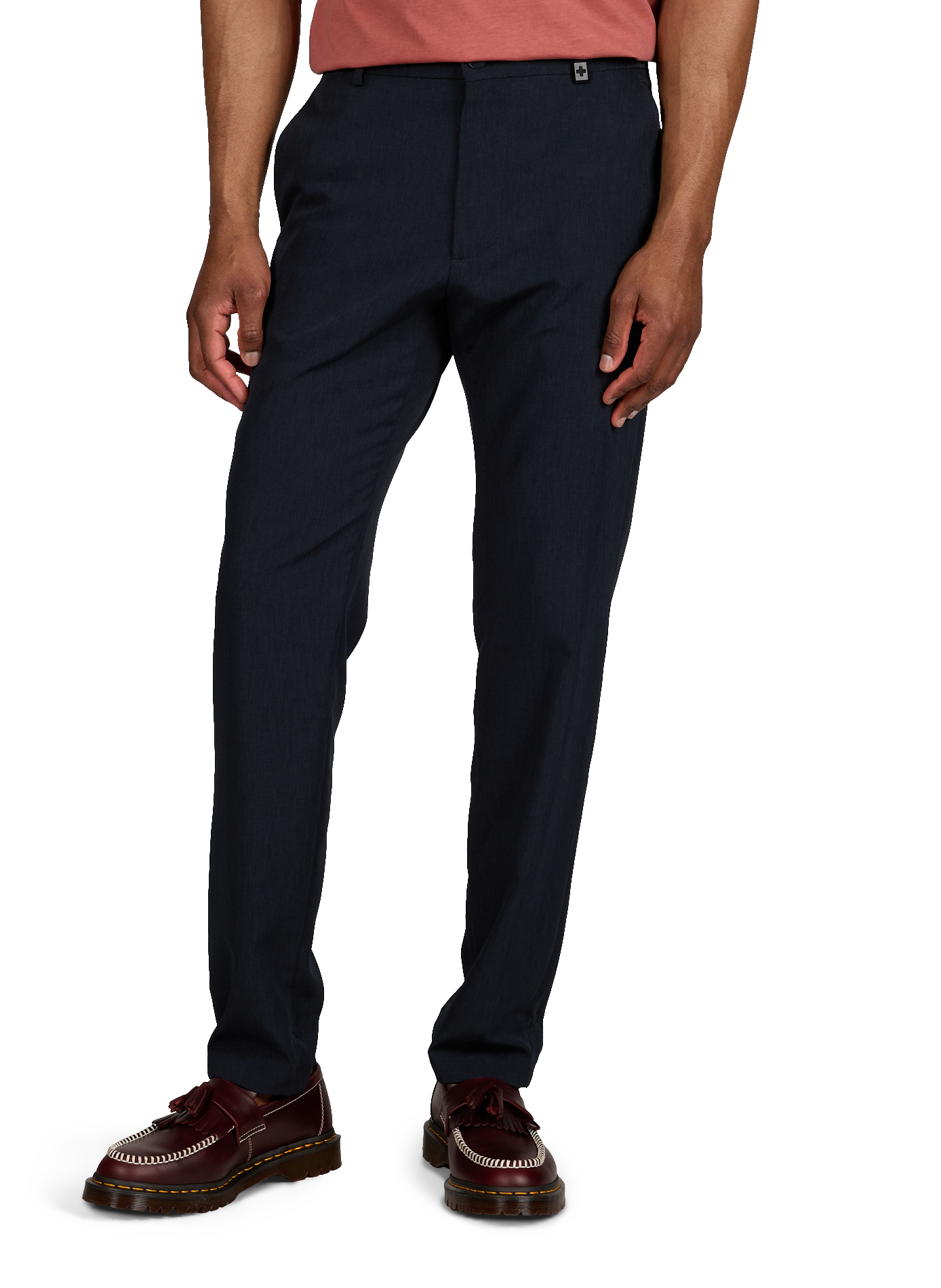 Plain trousers STRELLSON Blue