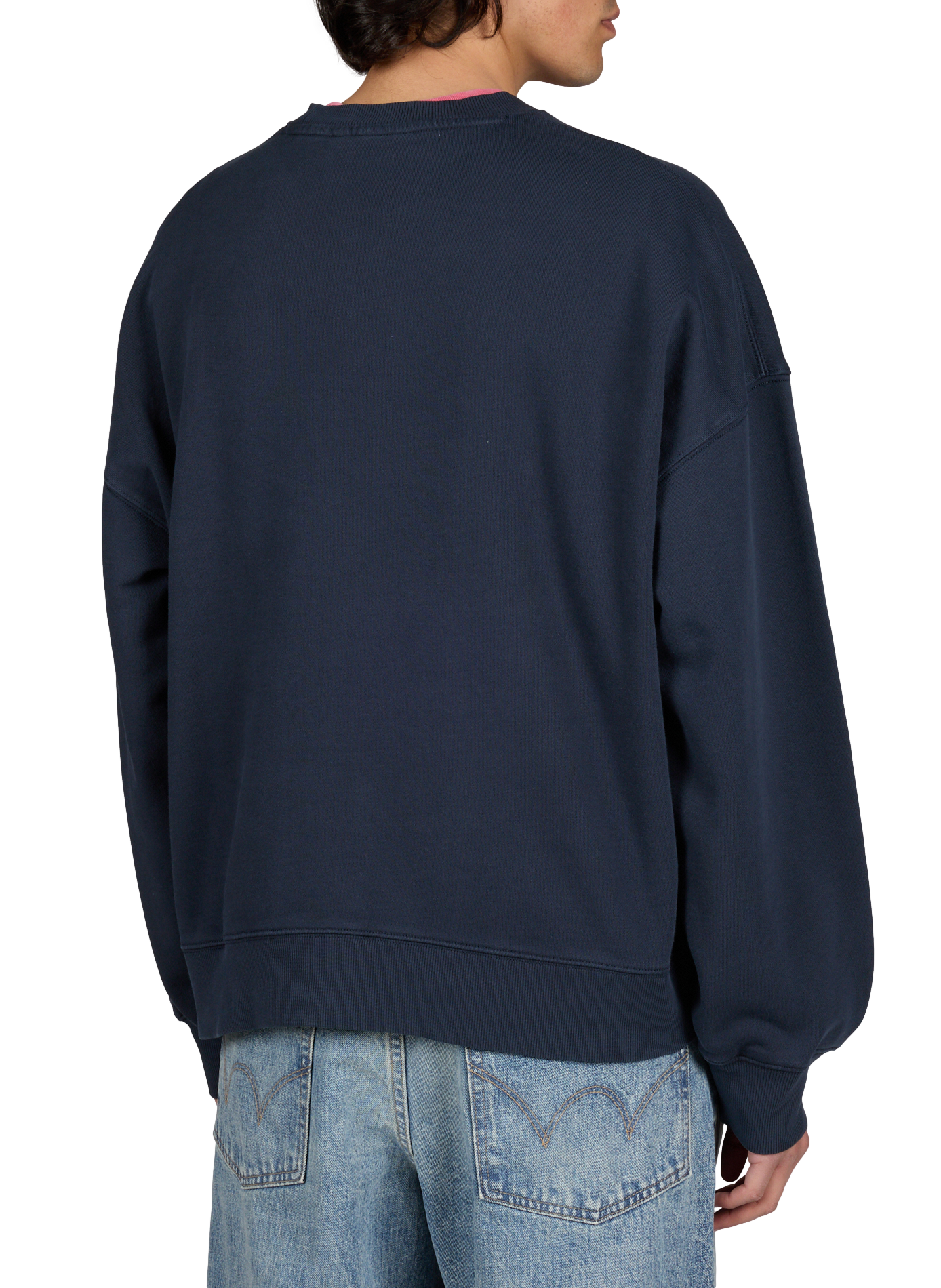 Oversized cotton logo sweater CARHARTT WIP Grey