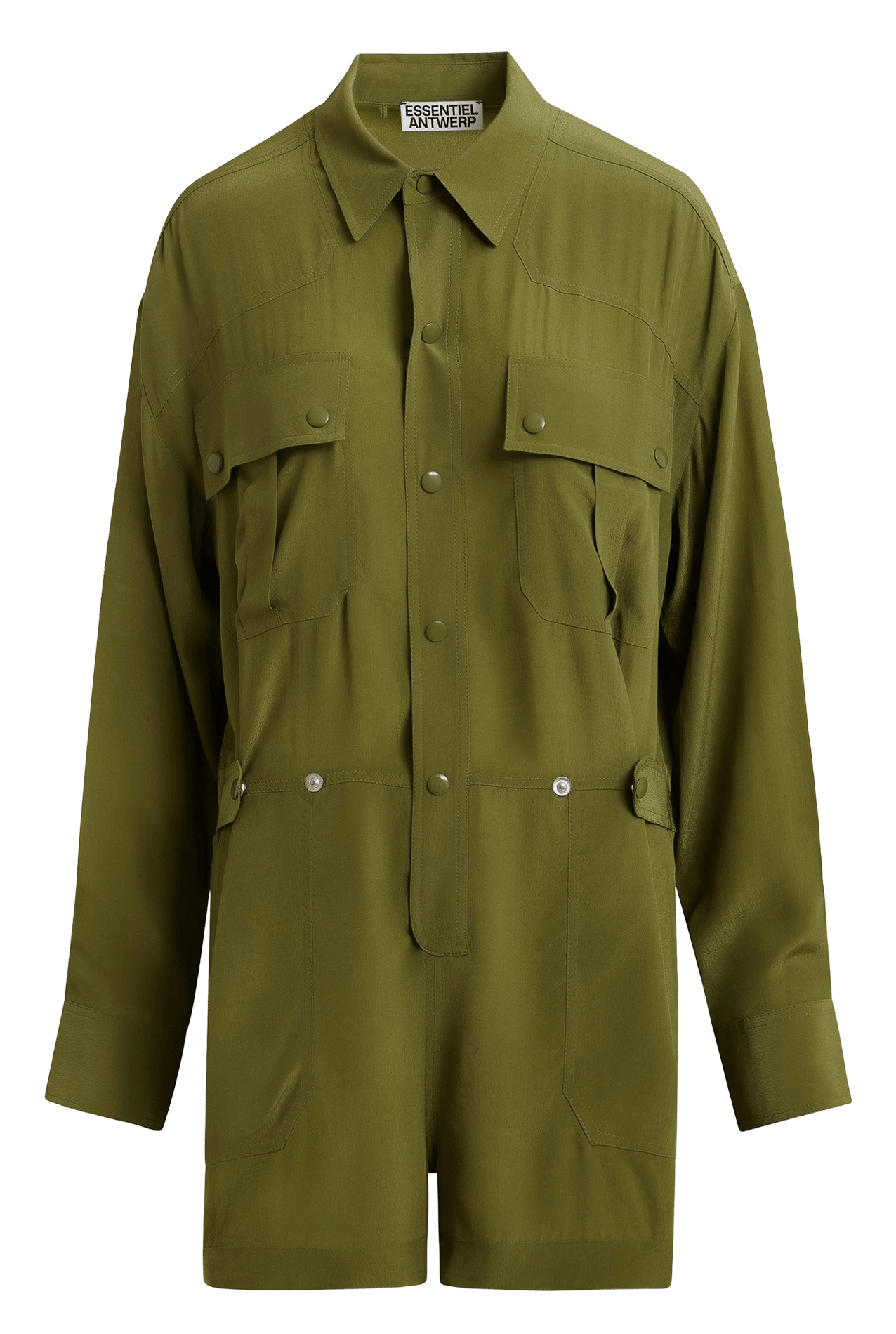 Combishort oversize col classique jebba ESSENTIEL ANTWERP Vert