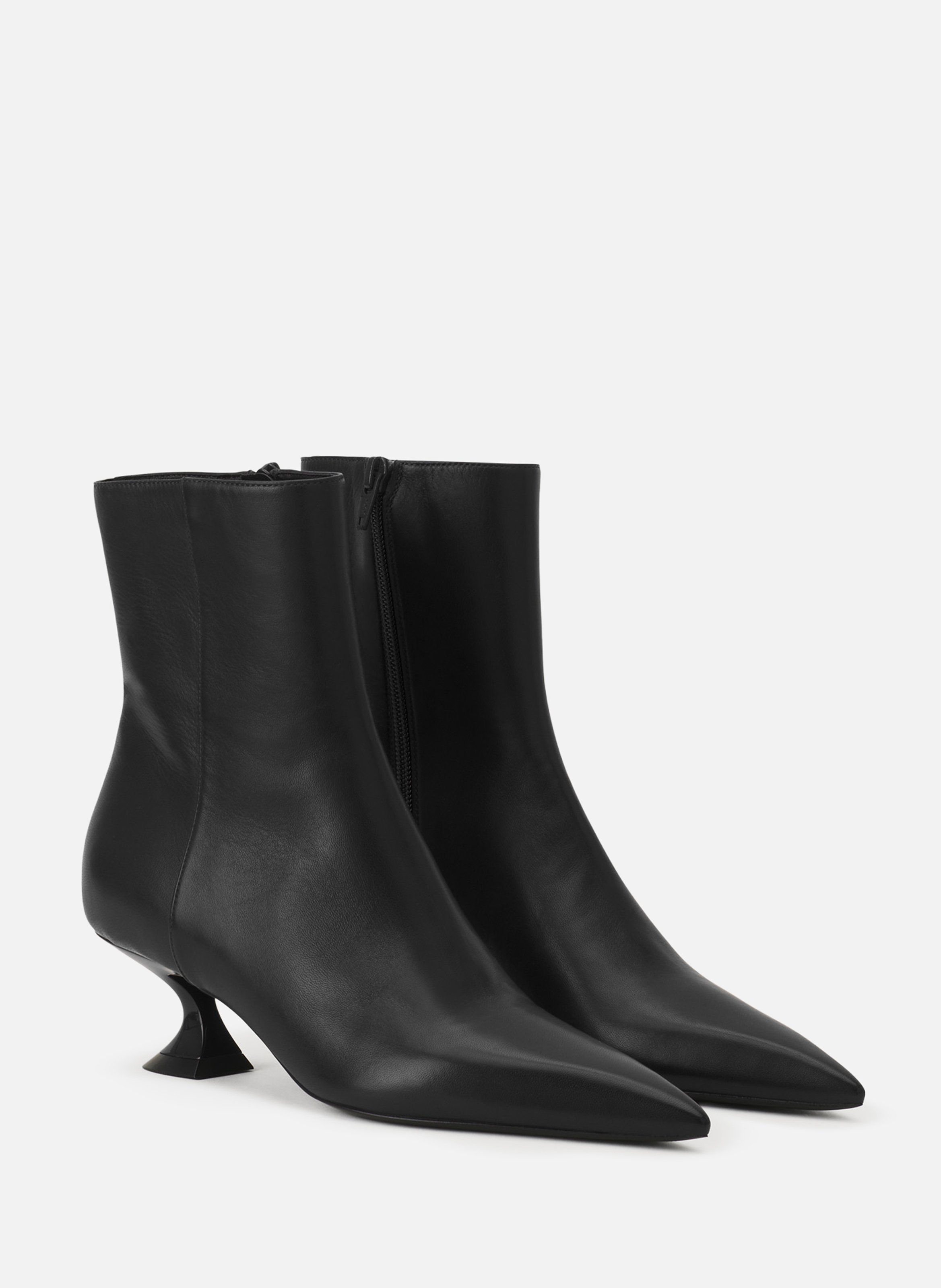 Bottine midnight step en cuir LANVIN Noir