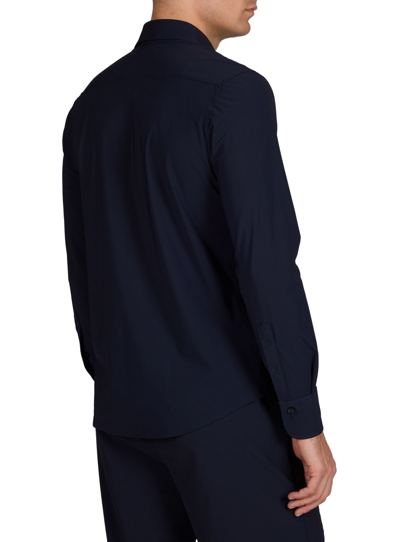 Chemise col classique droite unie CRUNA Bleu