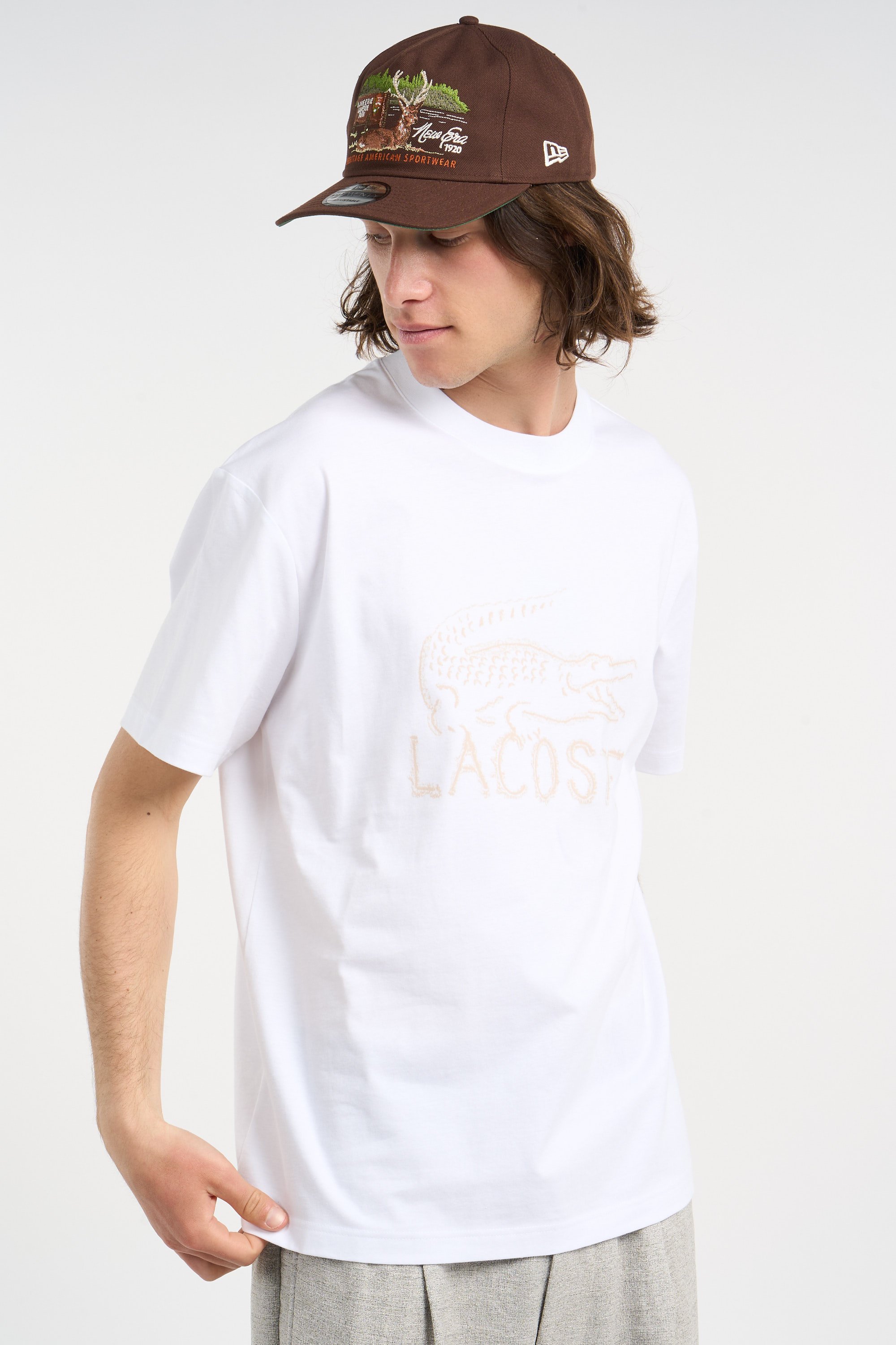 T-shirt tee-shirt LACOSTE Blanc