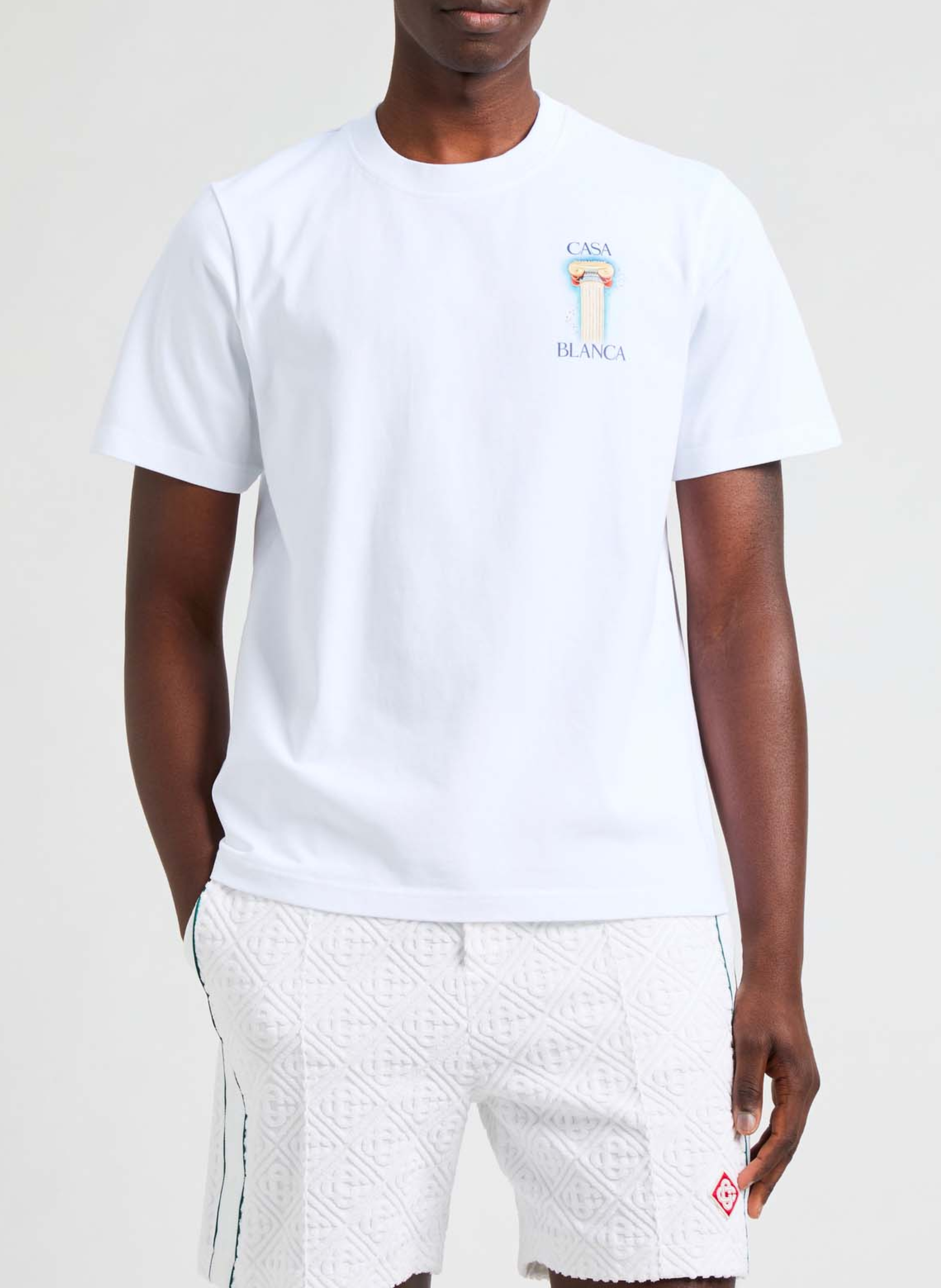 T-shirt La Colomne CASABLANCA PARIS Blanc