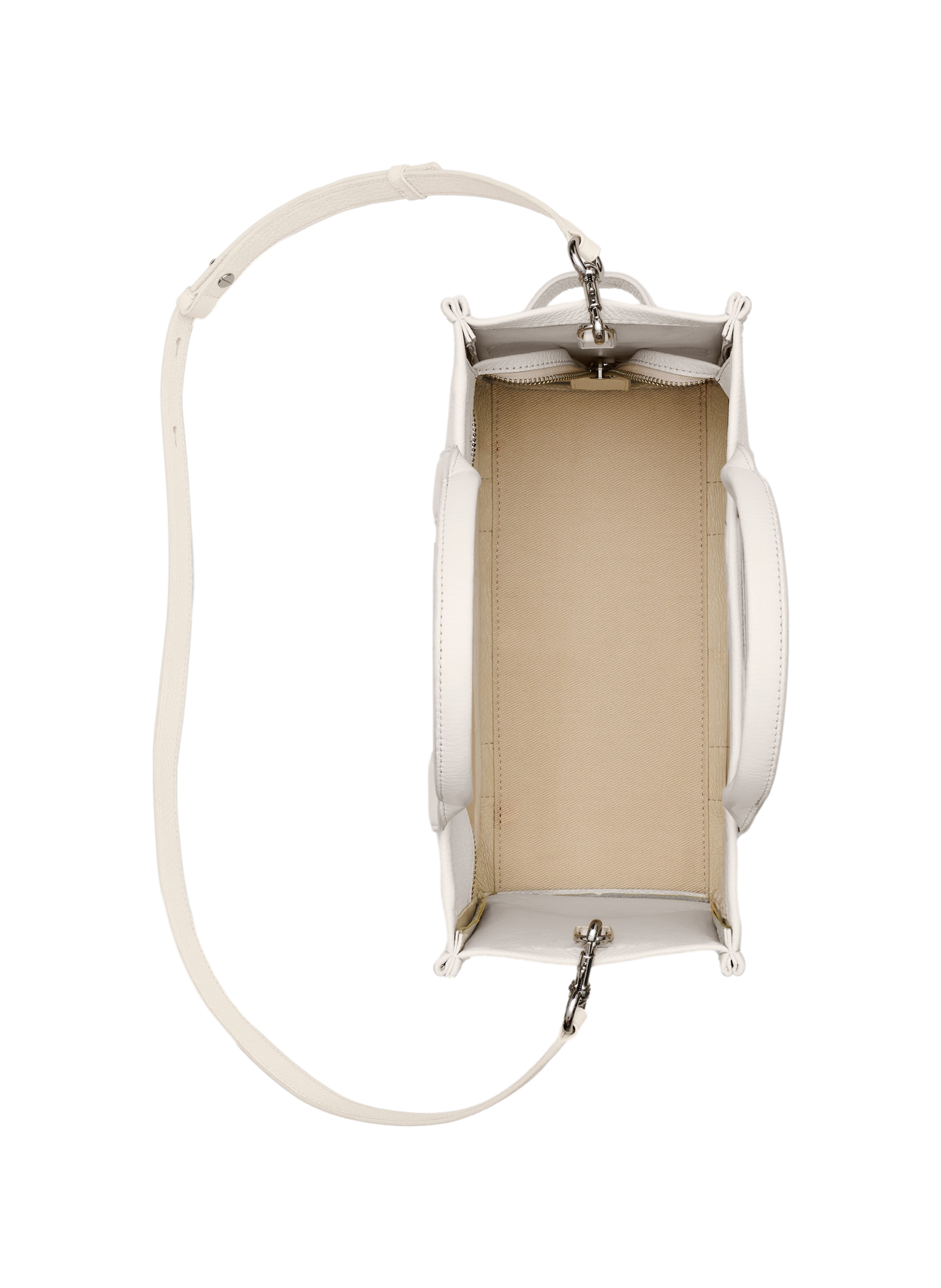 Bolso de cuero MARC JACOBS Plata