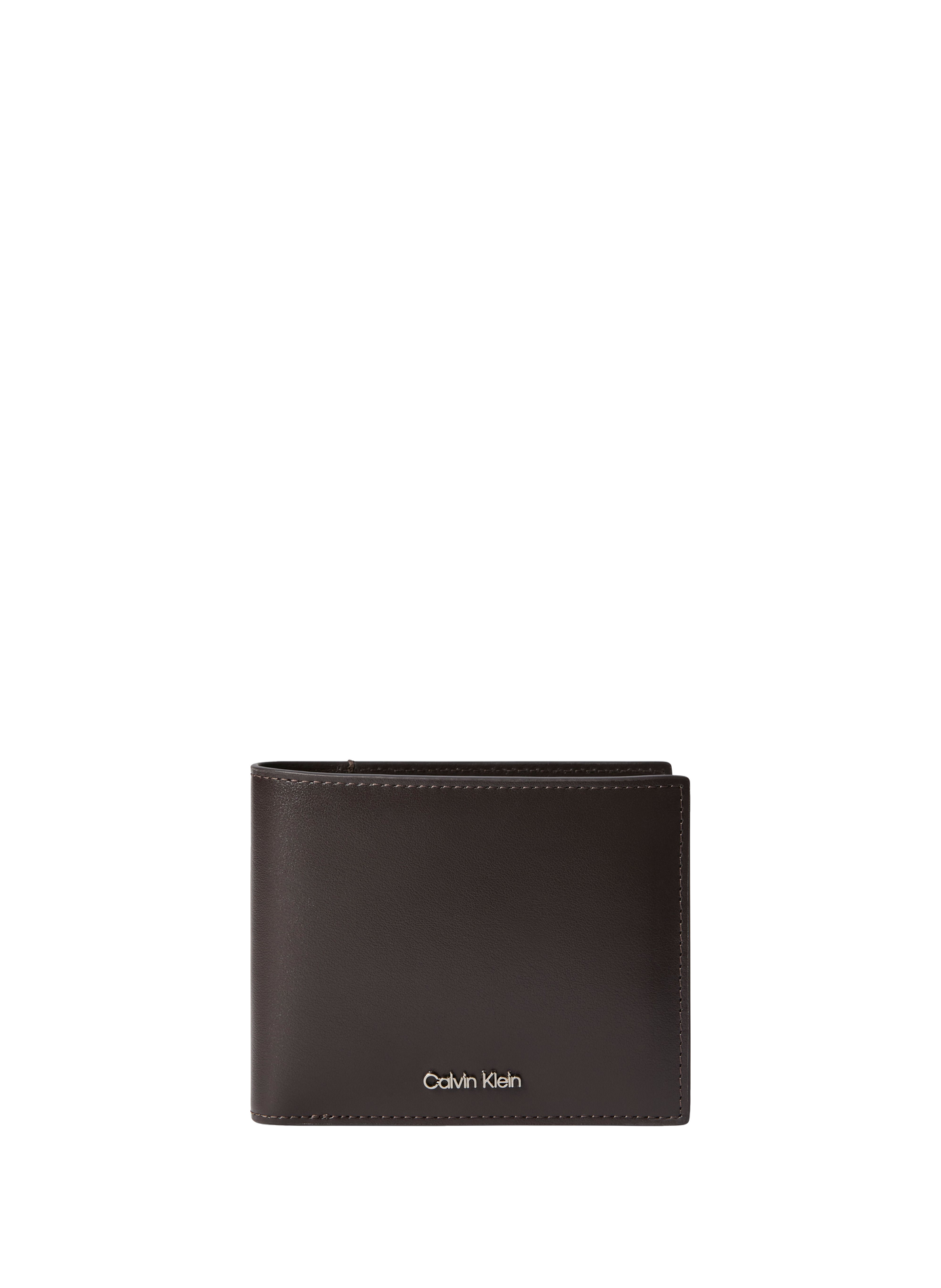 Leather wallet  Ck dark brown