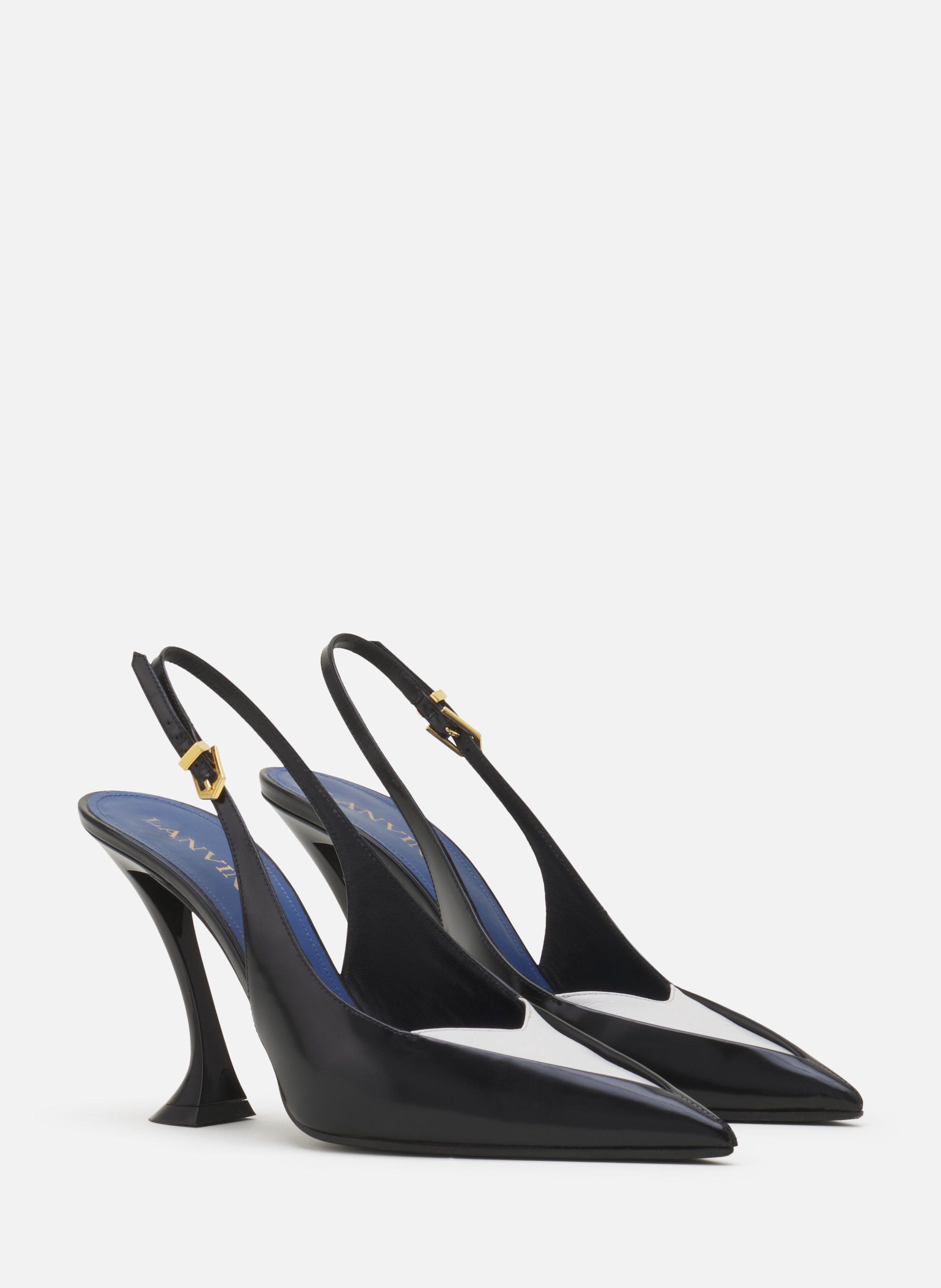 Slingback serenade en cuir LANVIN Multicolore