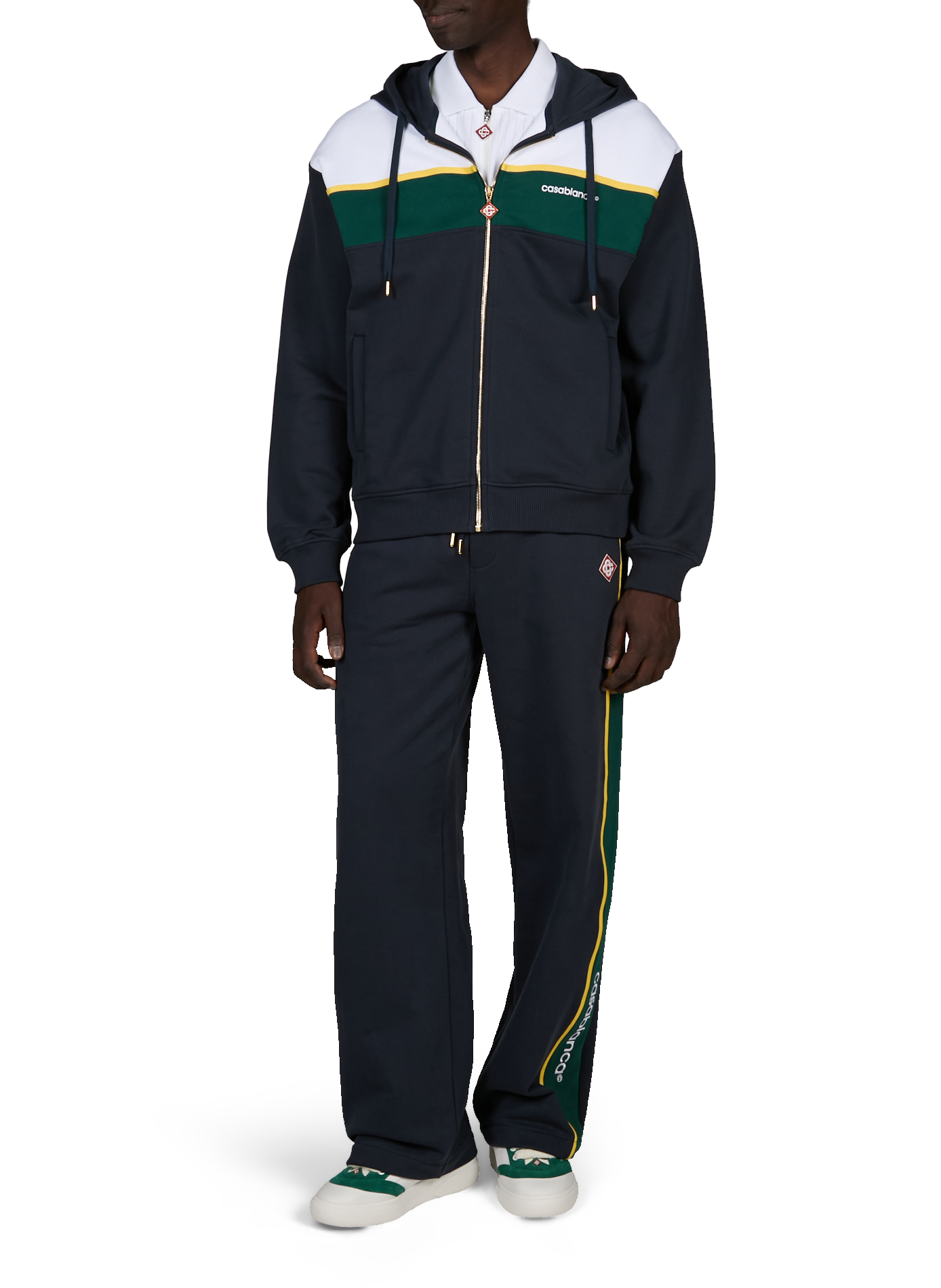 Pantalon logotypé en coton CASABLANCA PARIS Multicolore