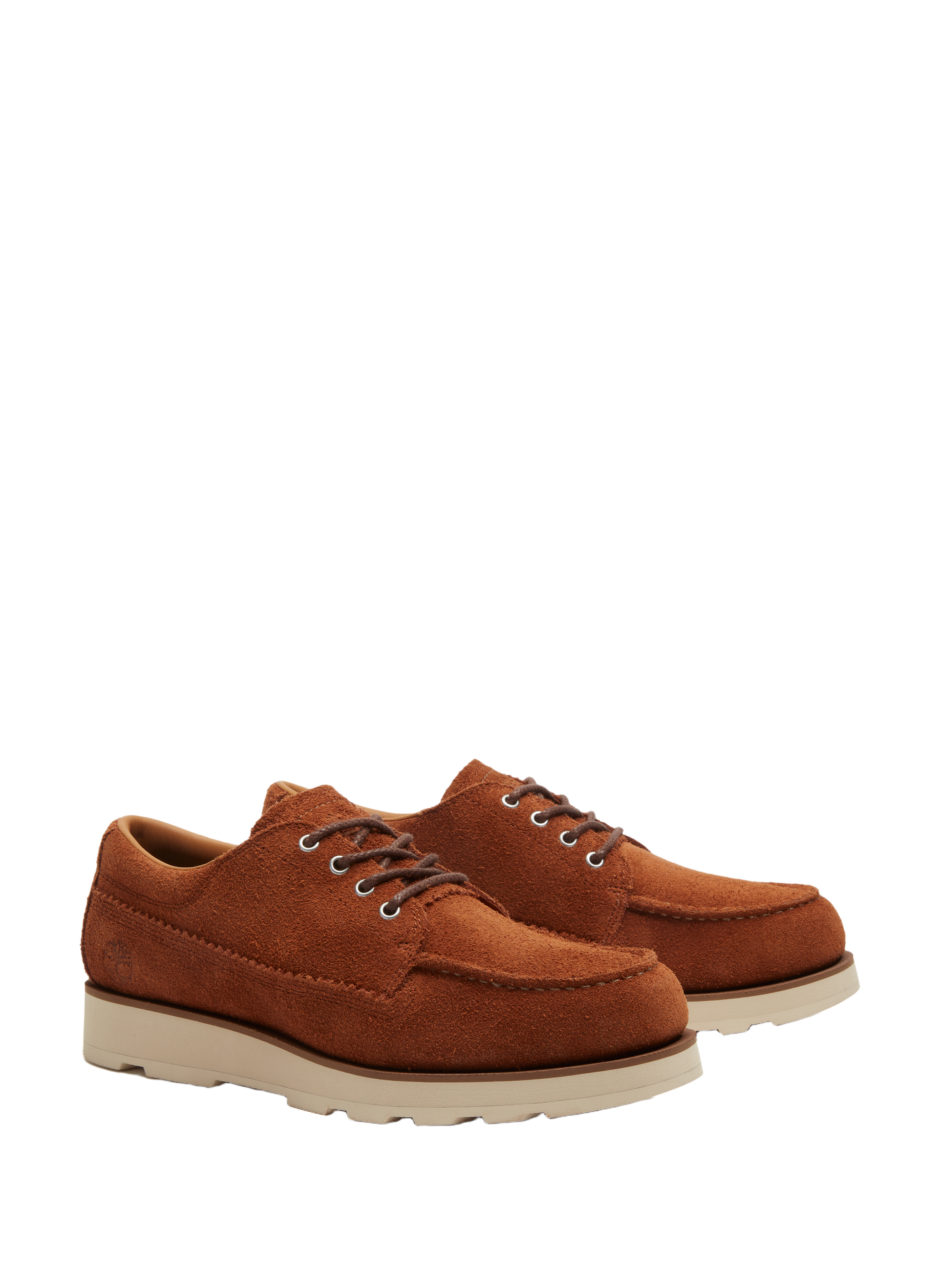 Leren veterschoenen TIMBERLAND Bruin