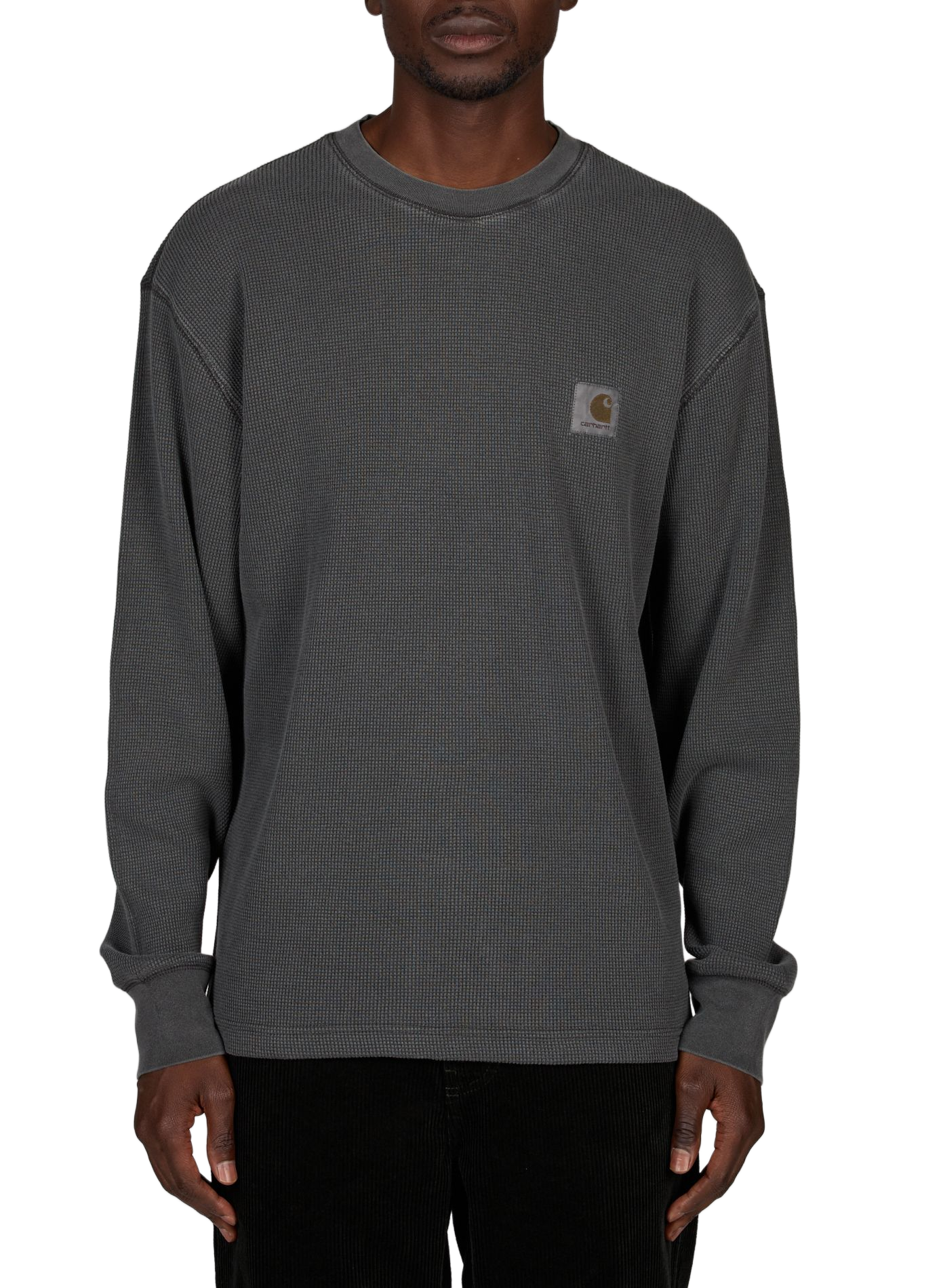 Oversized Rundhalspullover aus Baumwolle CARHARTT WIP Schwarz