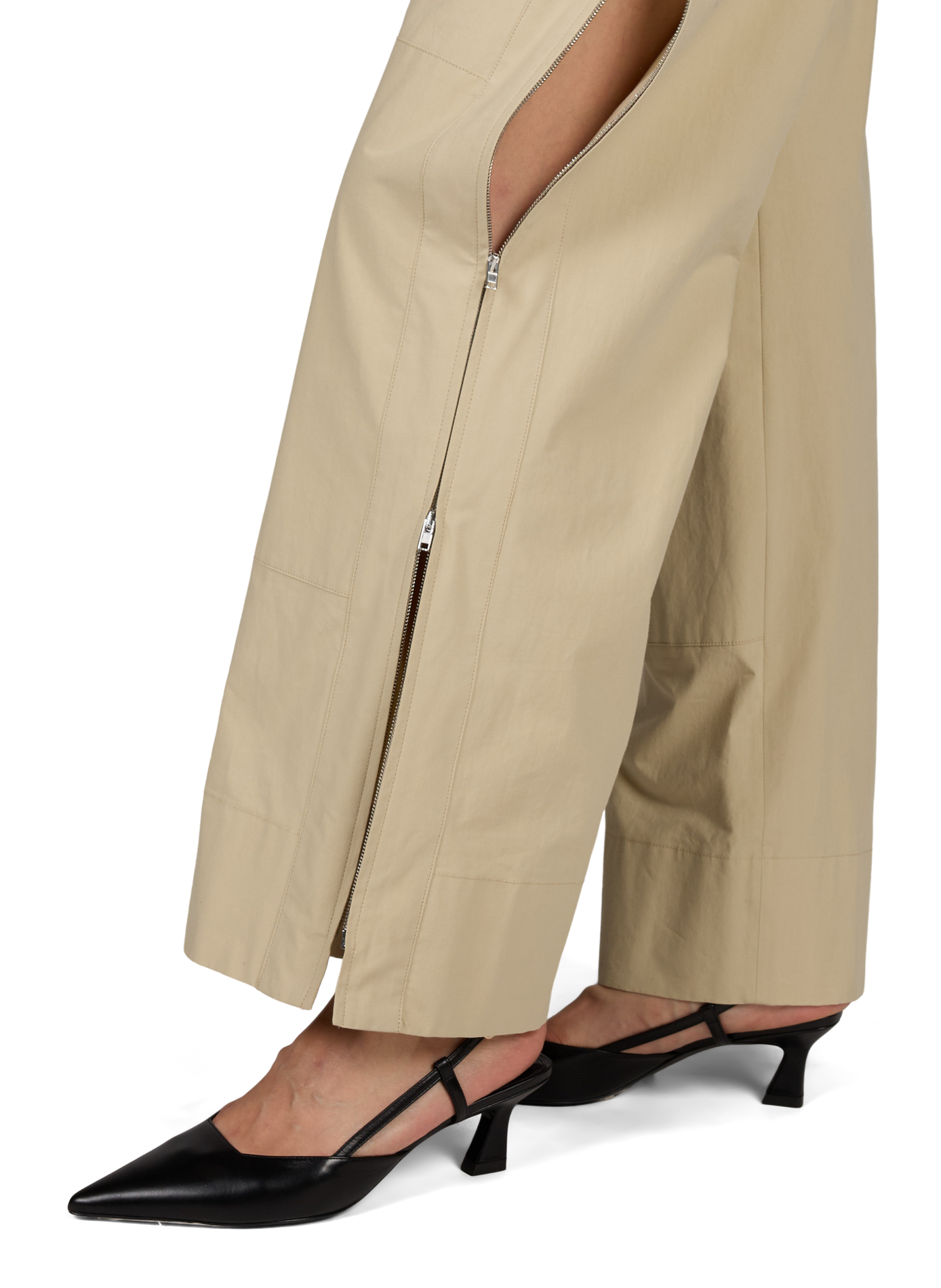 Straight cotton trousers  CALVIN KLEIN COLLECTION Beige