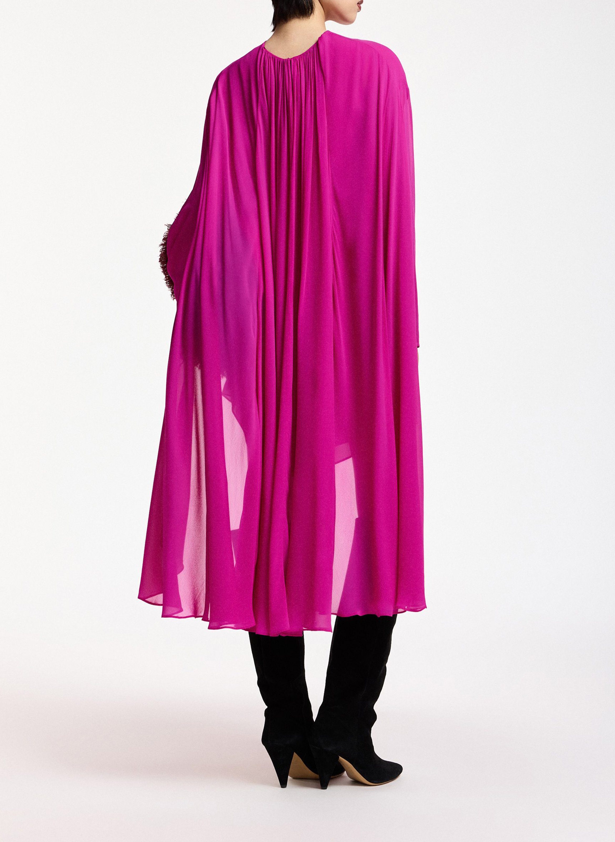 Robe courte ample col montant kaydence ESSENTIEL ANTWERP Rose