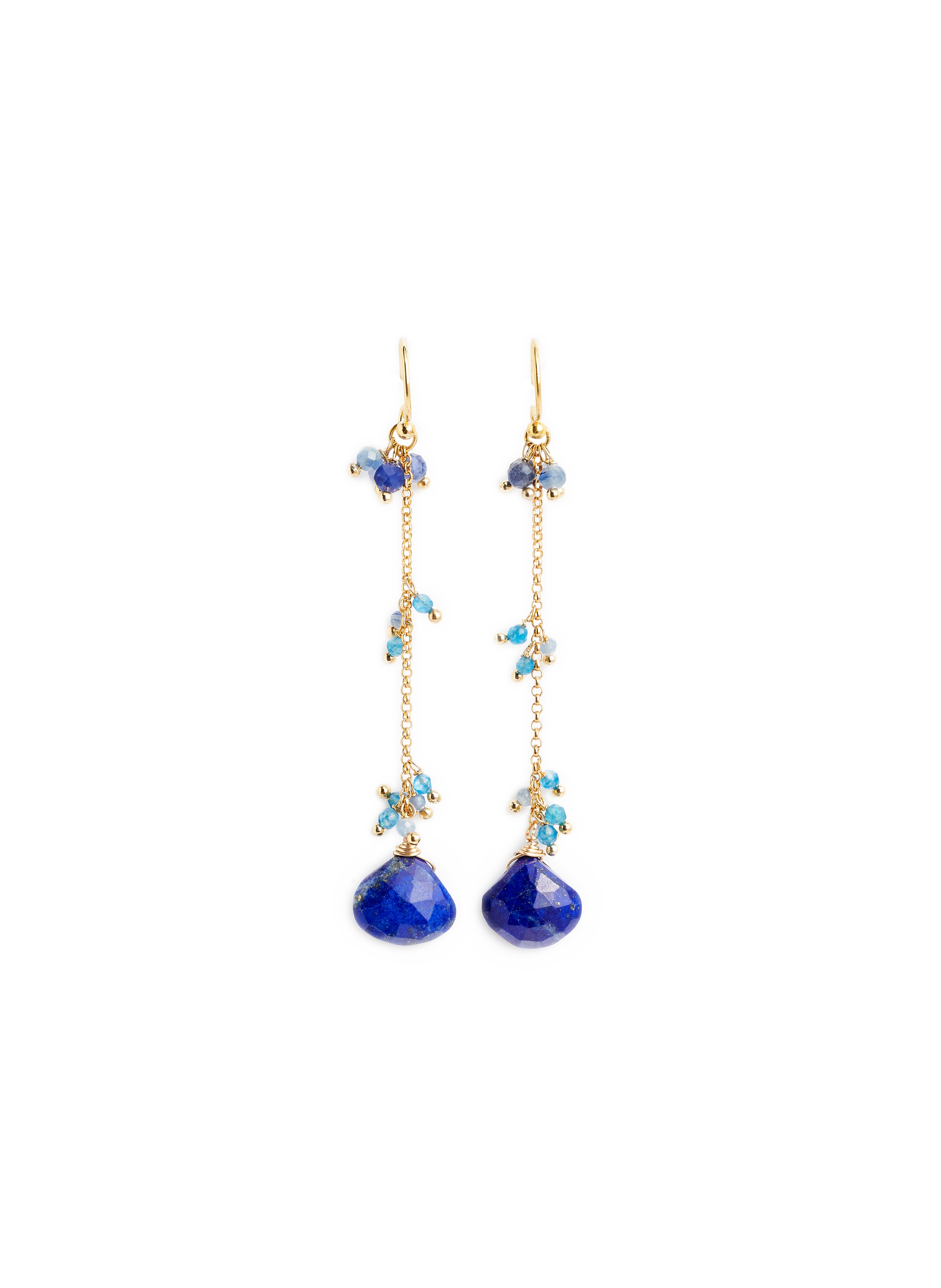 LILO Julia L pearl pendant earrings Blue
