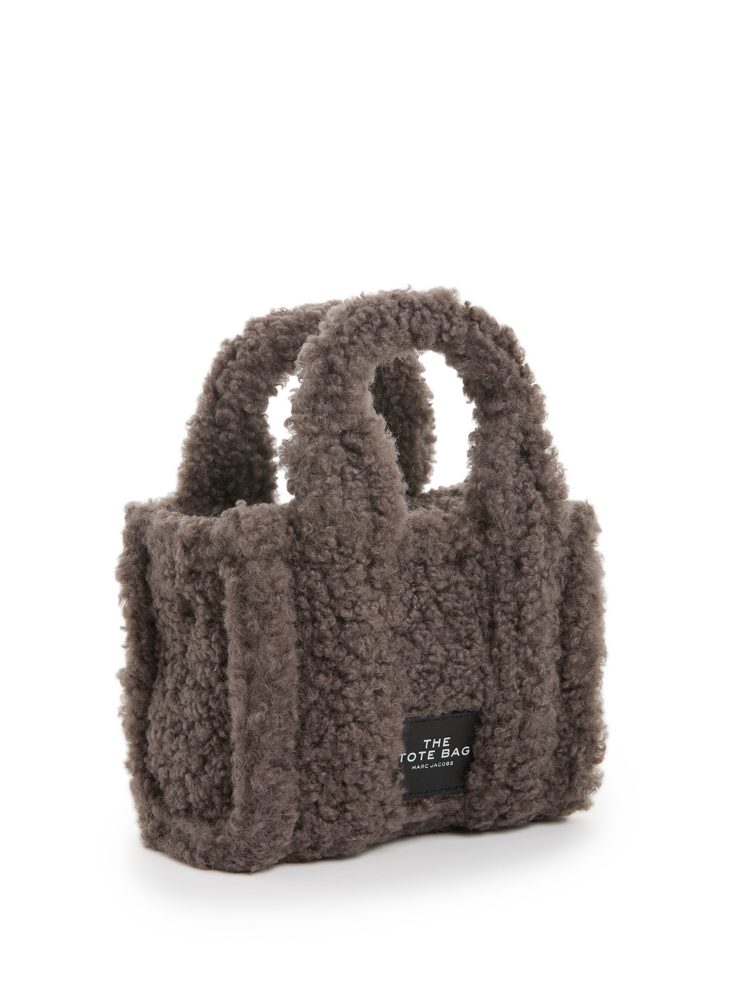 Mini tote bag en shearling